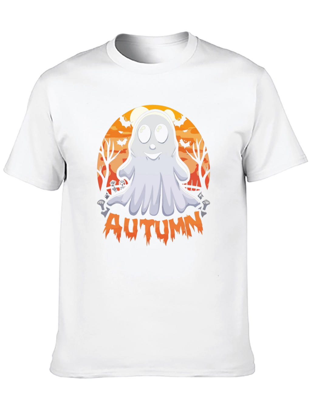 Autumn Ghost Graphic Tee - Halloween