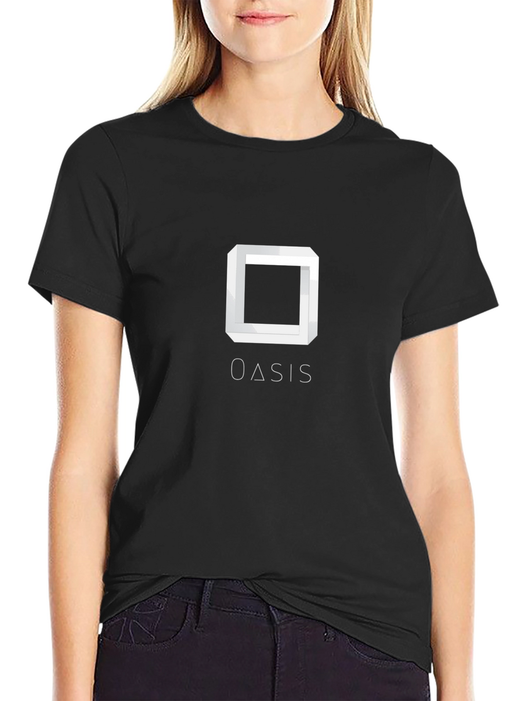 Oasis Illusion Graphic Tee - Modern Style
