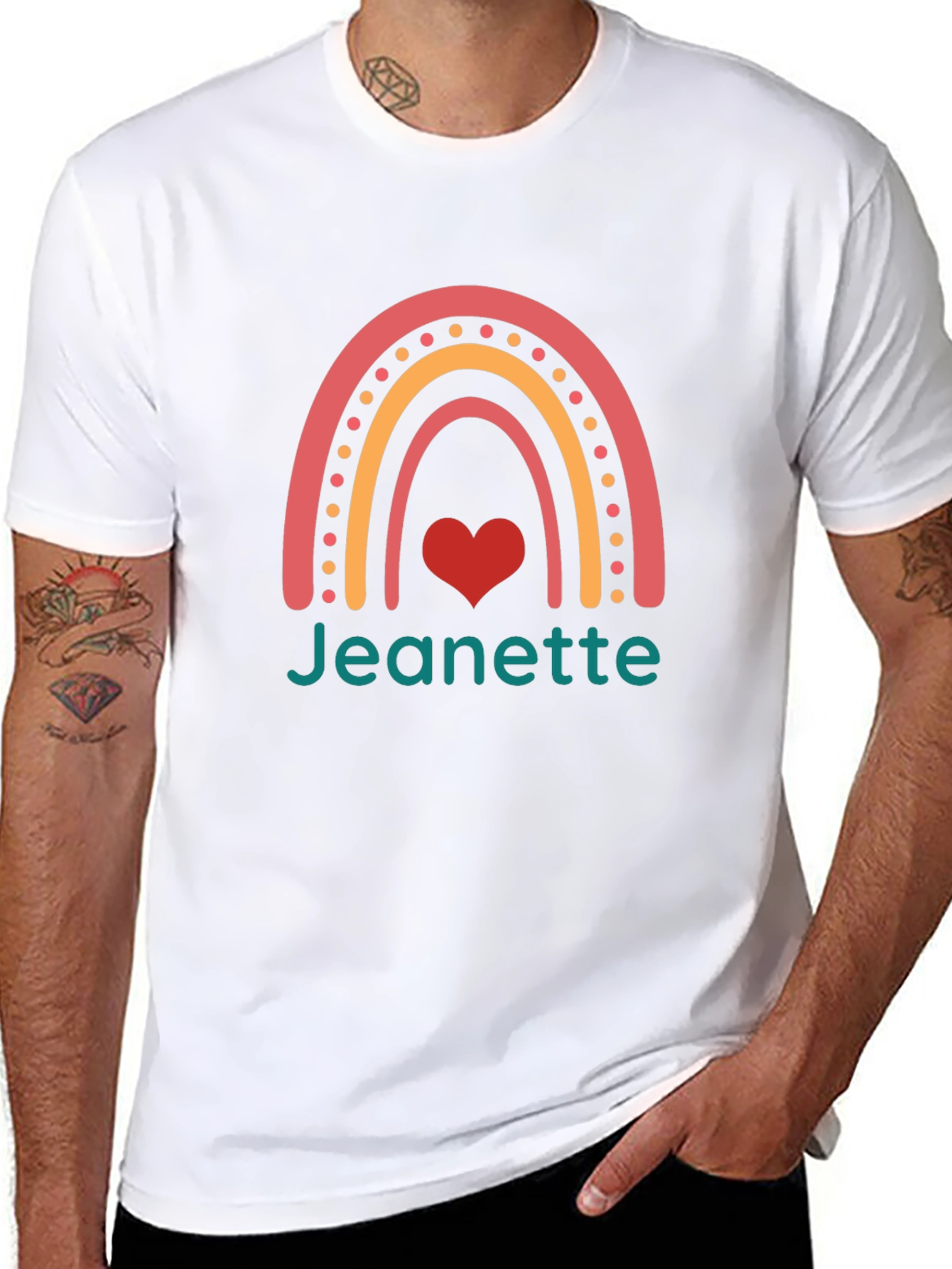 Personalized Rainbow Name T-Shirt