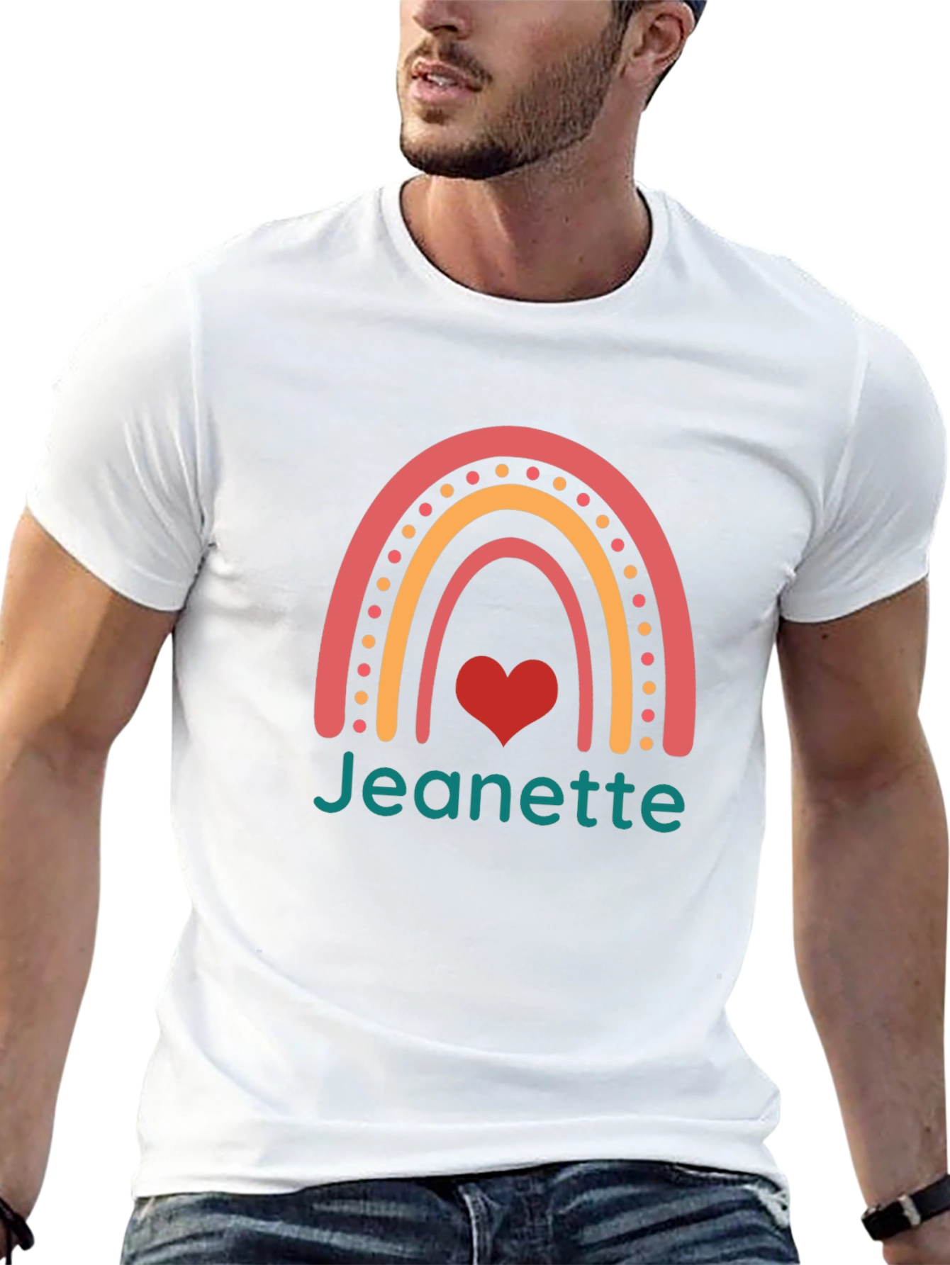 Personalized Rainbow Name T-Shirt