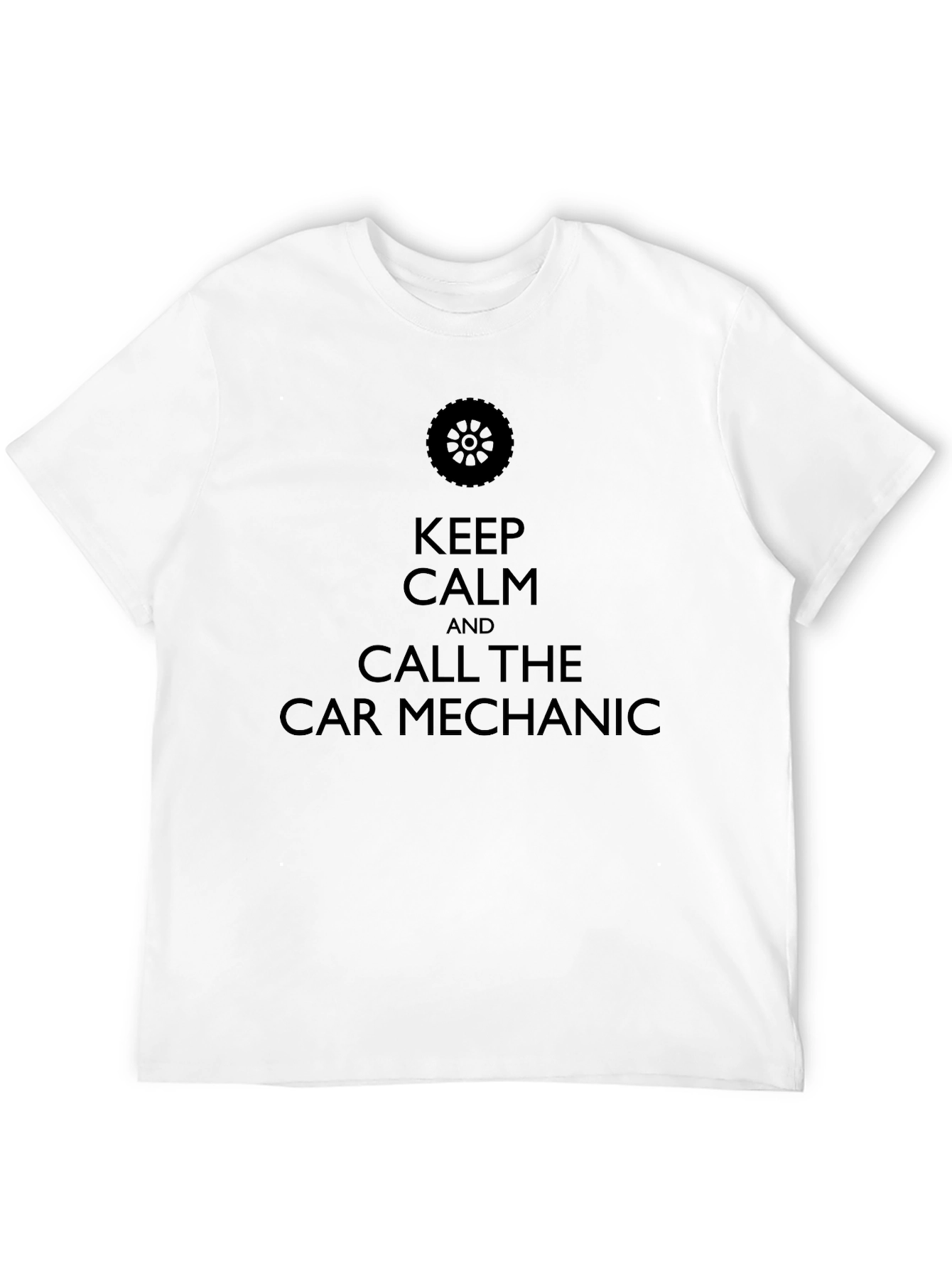 Keep Calm Car Mechanic Graphic Tee