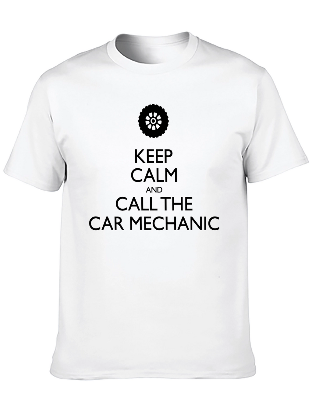 Keep Calm Car Mechanic Graphic Tee