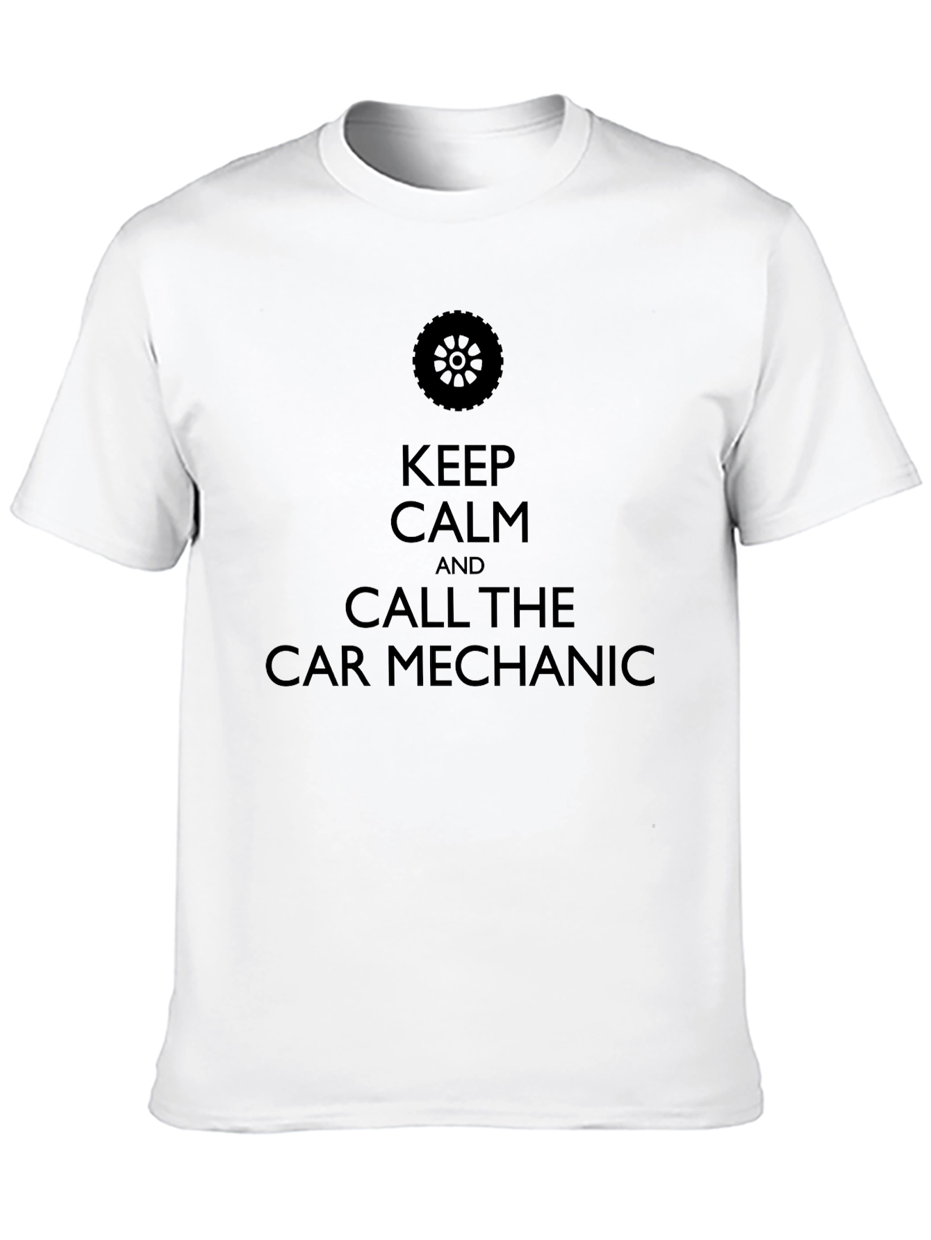 Keep Calm Car Mechanic Graphic Tee