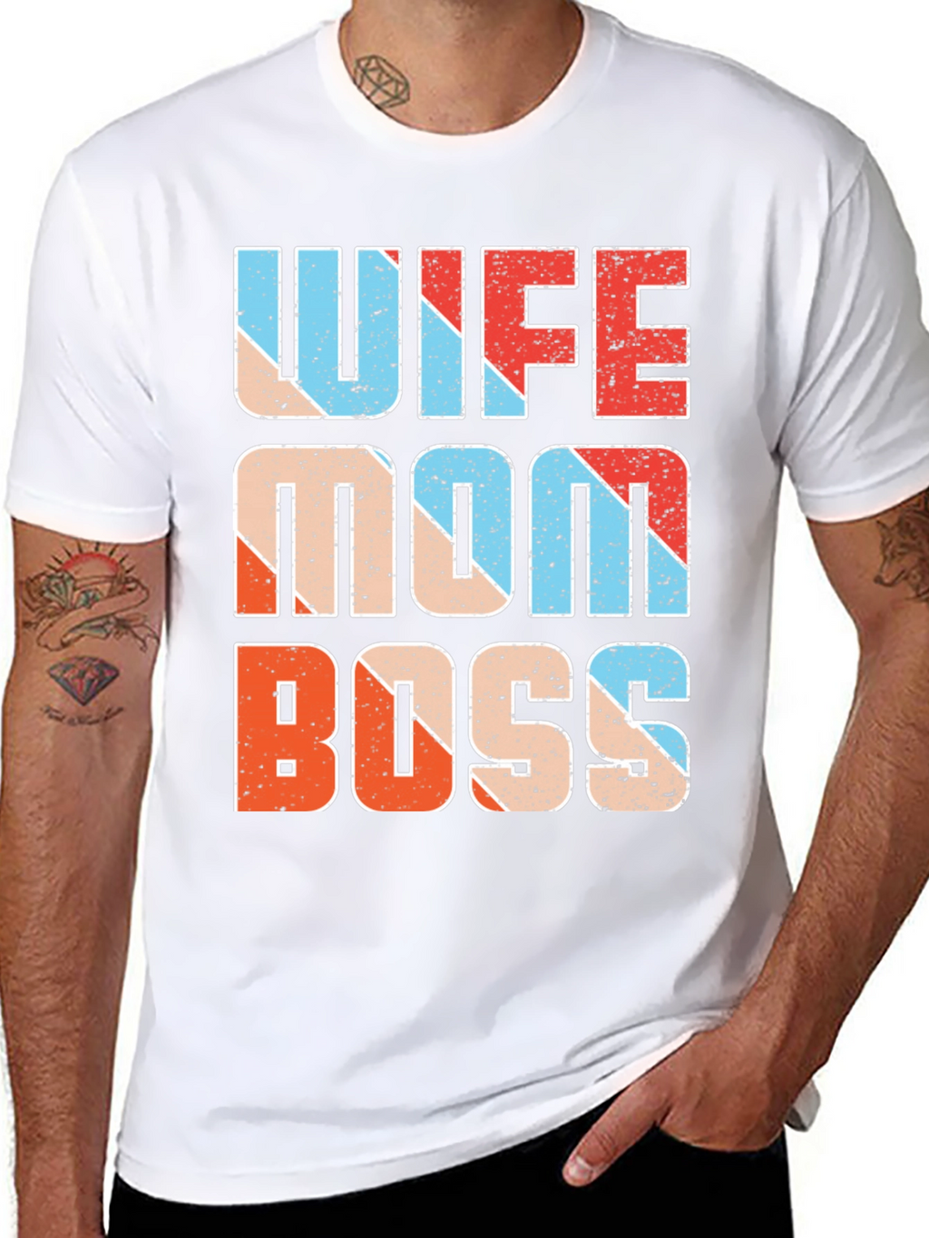 Wife Mom Boss Graphic Tee - Womens Empowerment T-Shirt