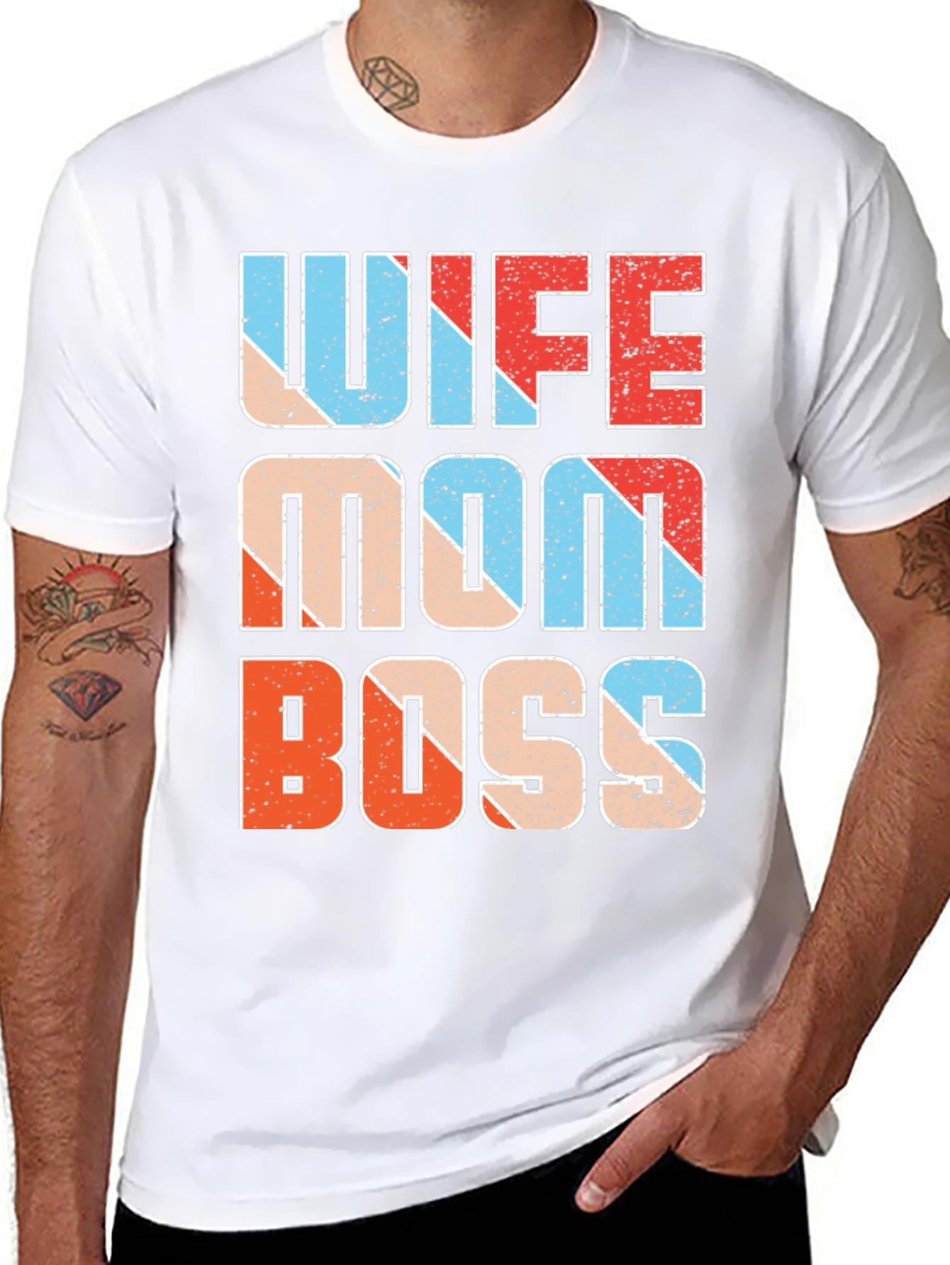 Wife Mom Boss Graphic Tee - Womens Empowerment T-Shirt