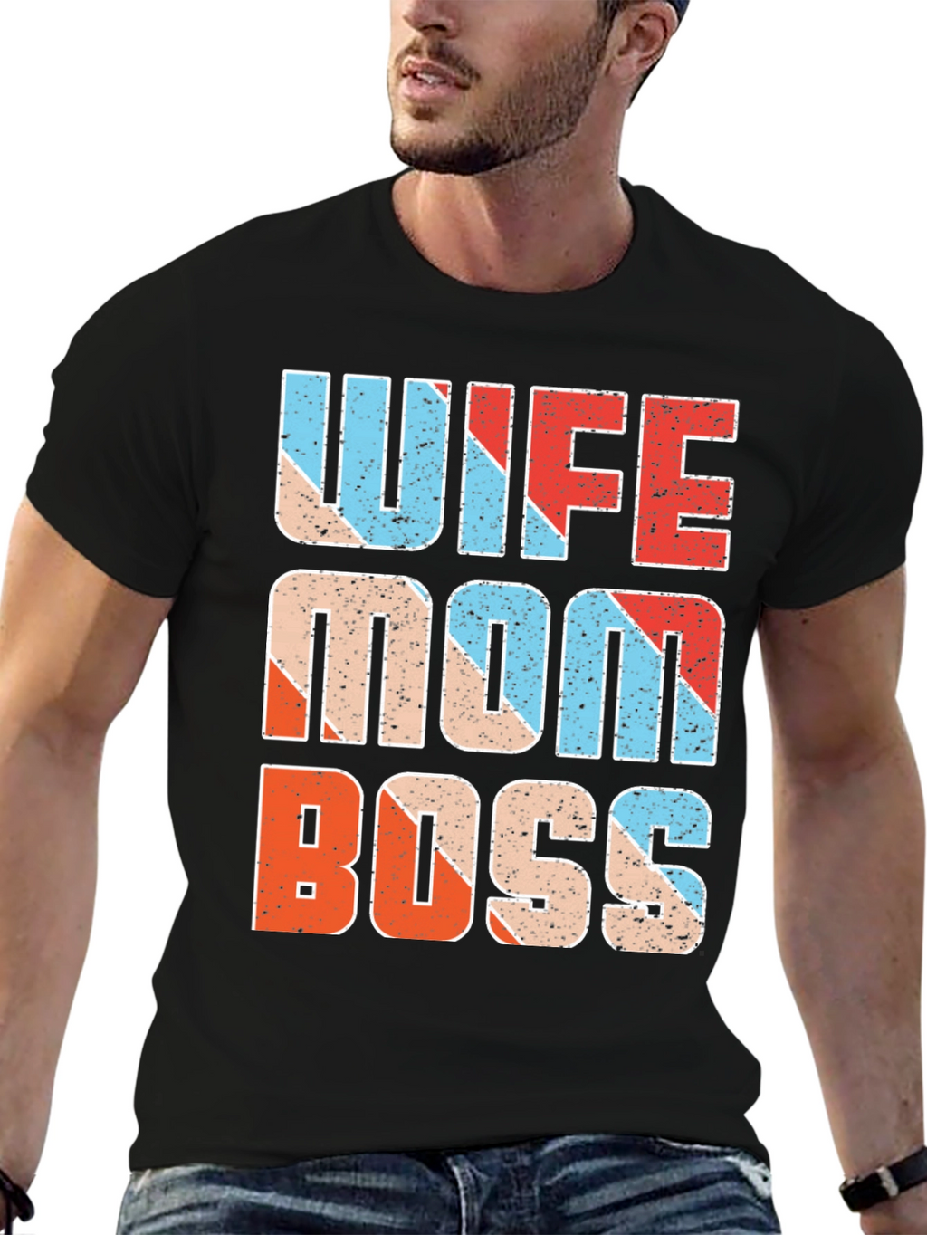 Wife Mom Boss Graphic Tee - Womens Empowerment T-Shirt