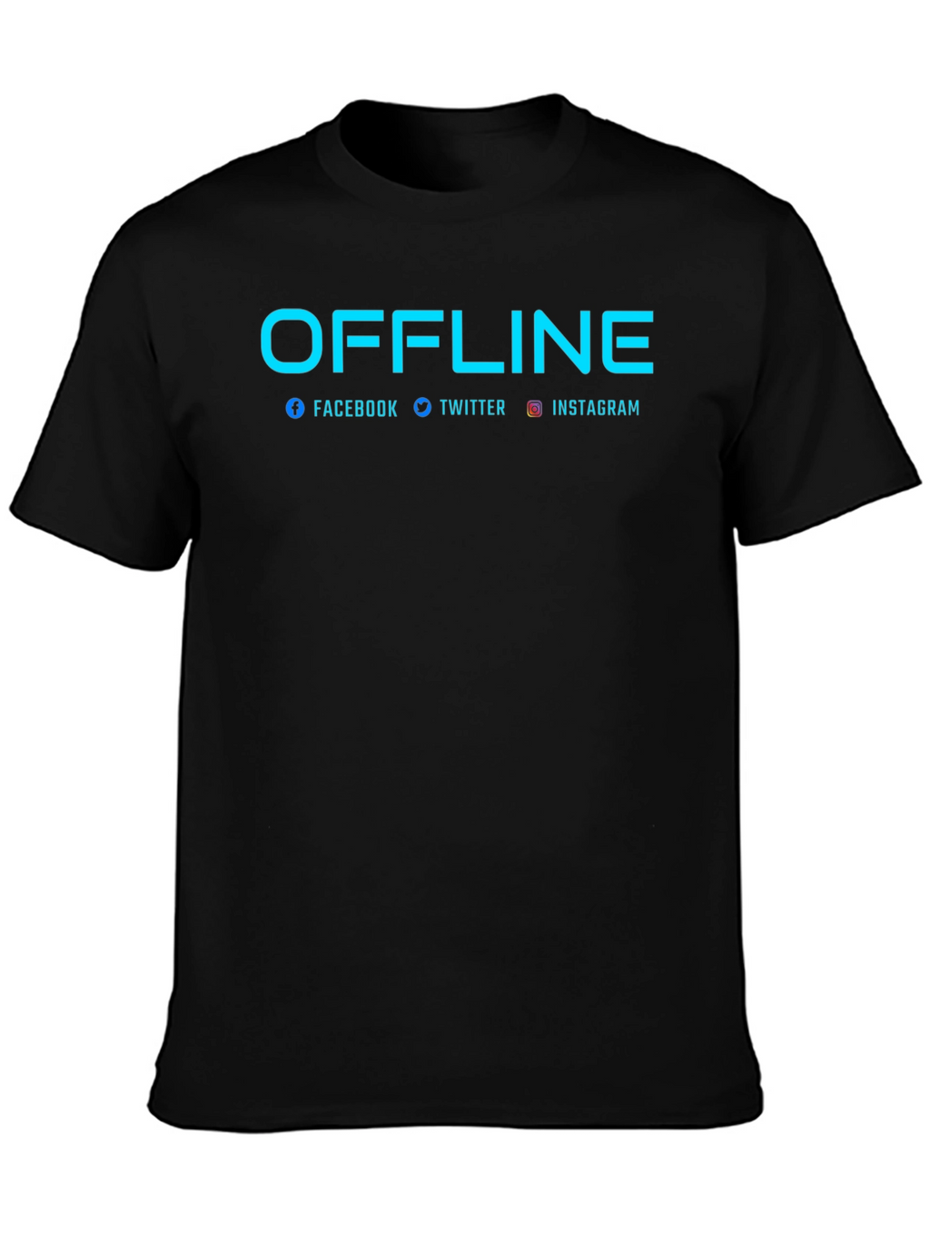 Offline Social Media Graphic Tee