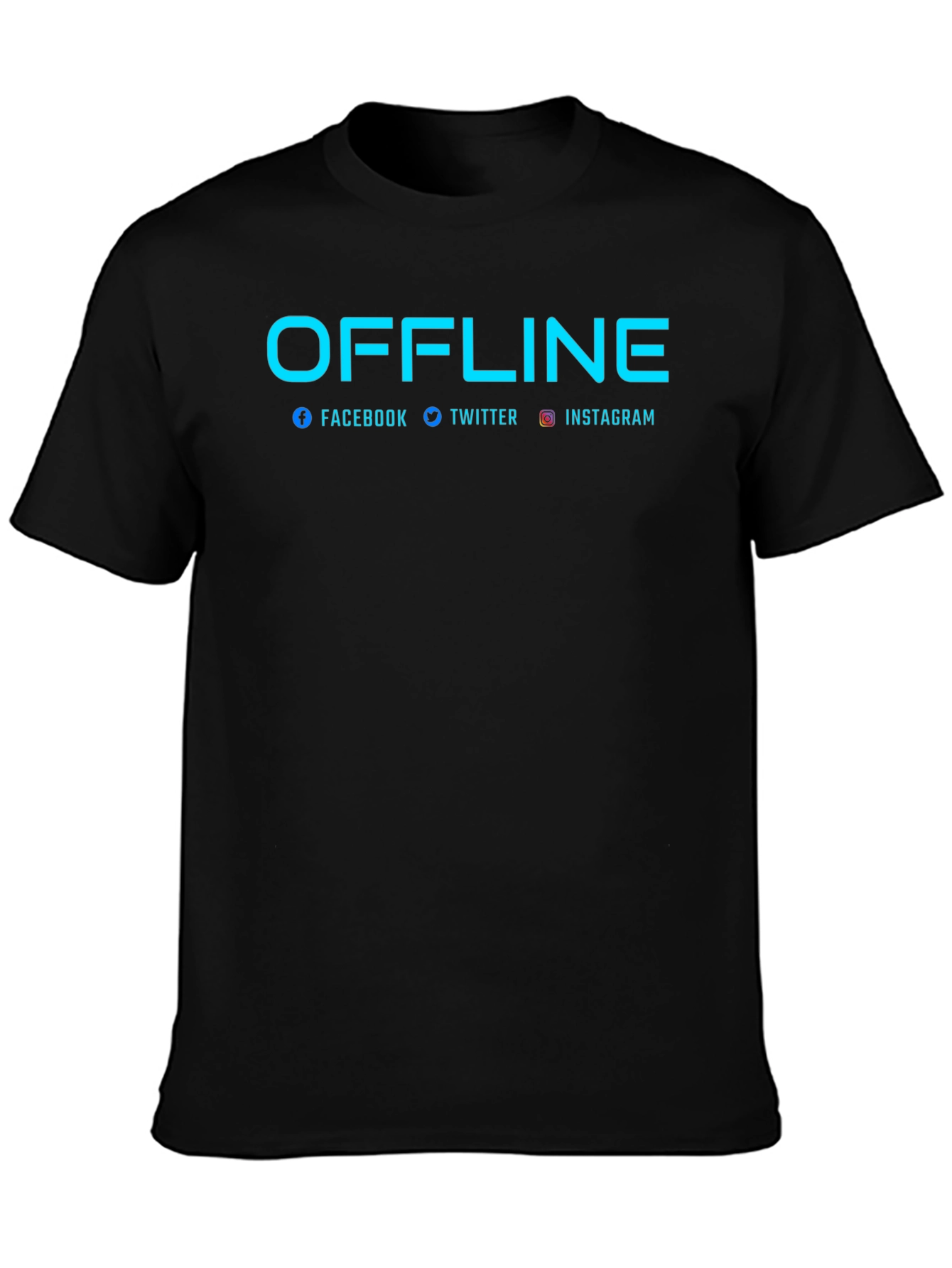 Offline Social Media Graphic Tee