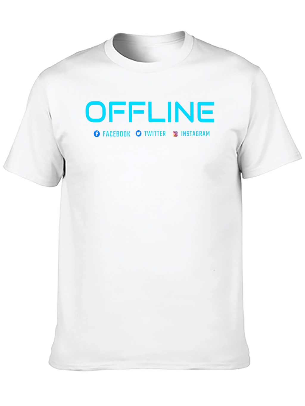 Offline Social Media Graphic Tee