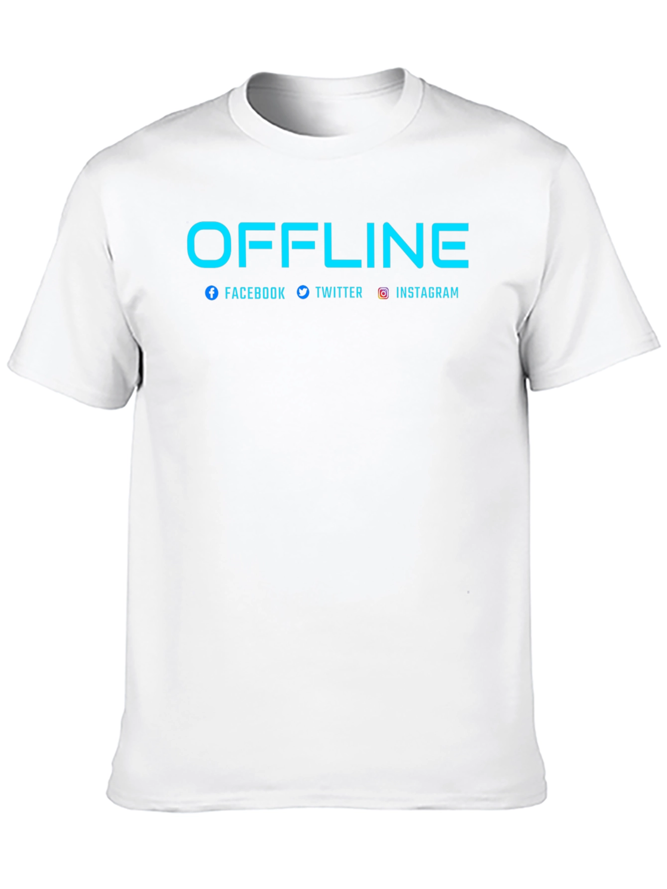 Offline Social Media Graphic Tee