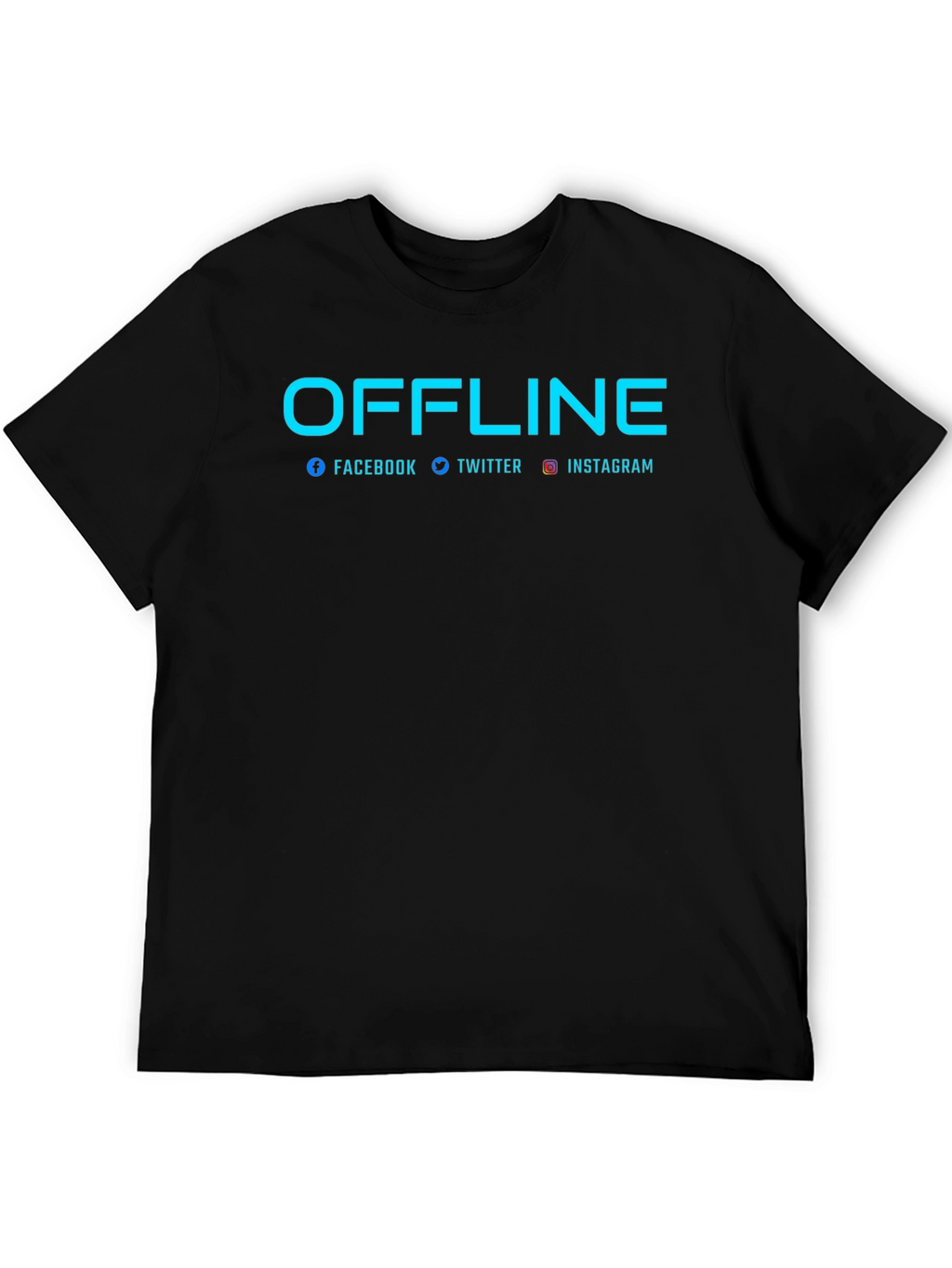 Offline Social Media Graphic Tee