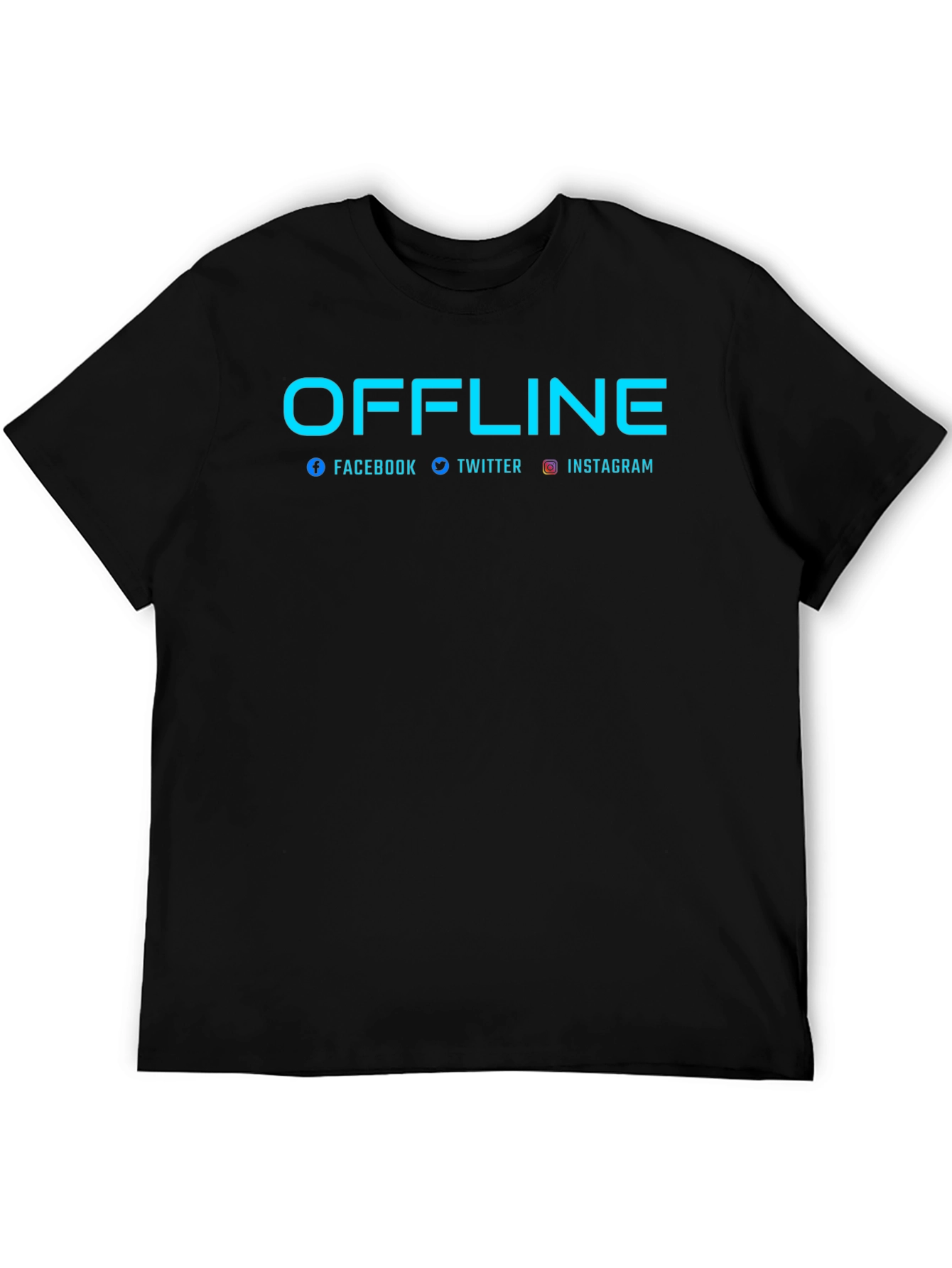 Offline Social Media Graphic Tee