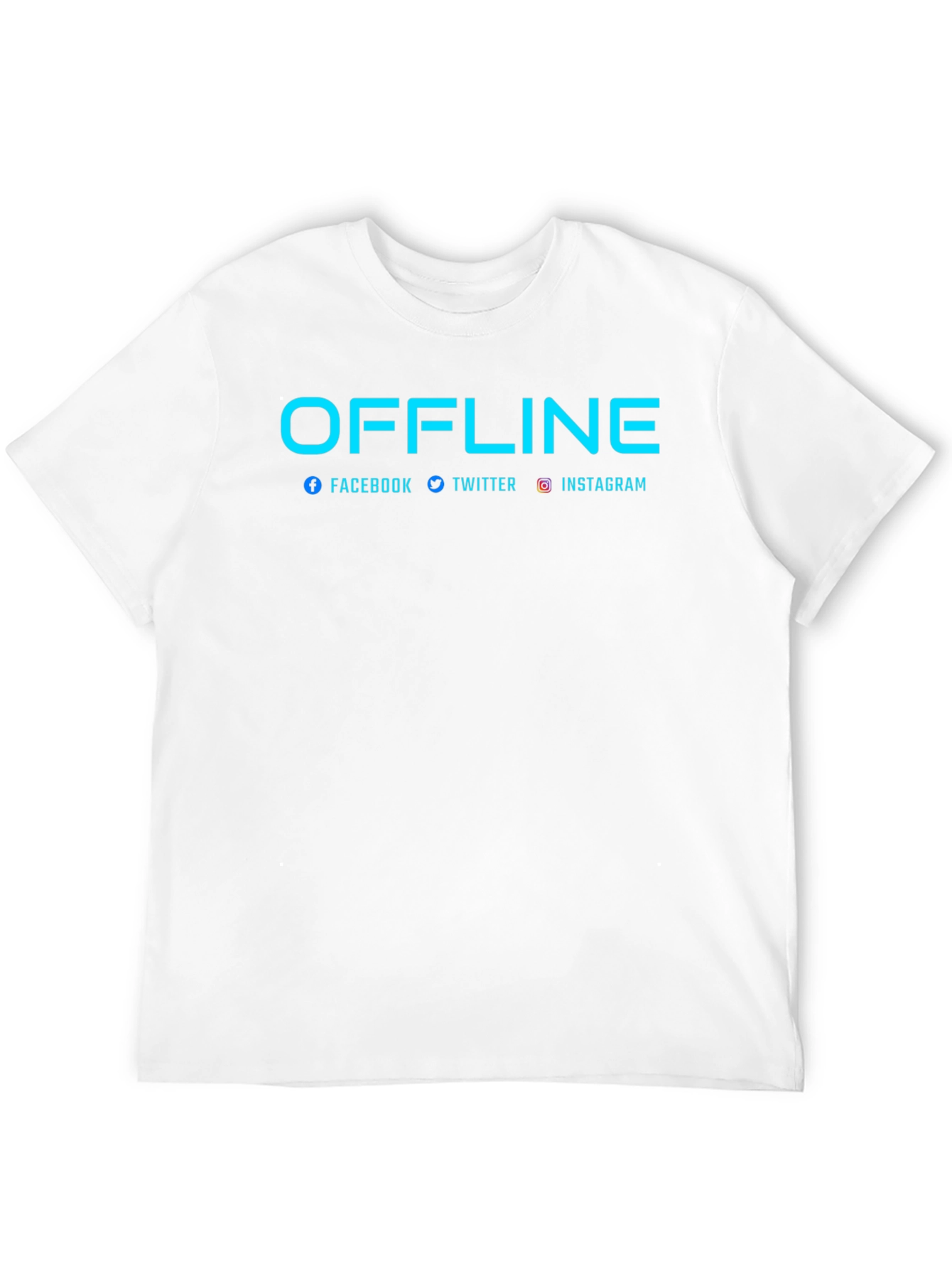 Offline Social Media Graphic Tee