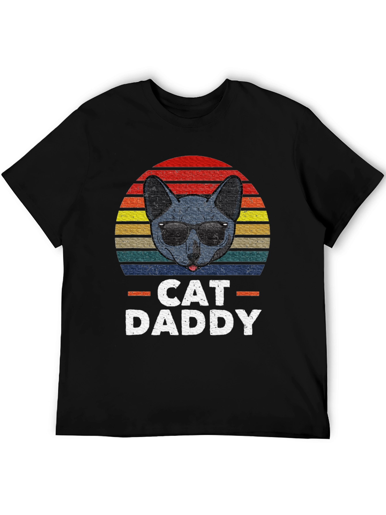 Cat Daddy Graphic Tee - Vintage Style