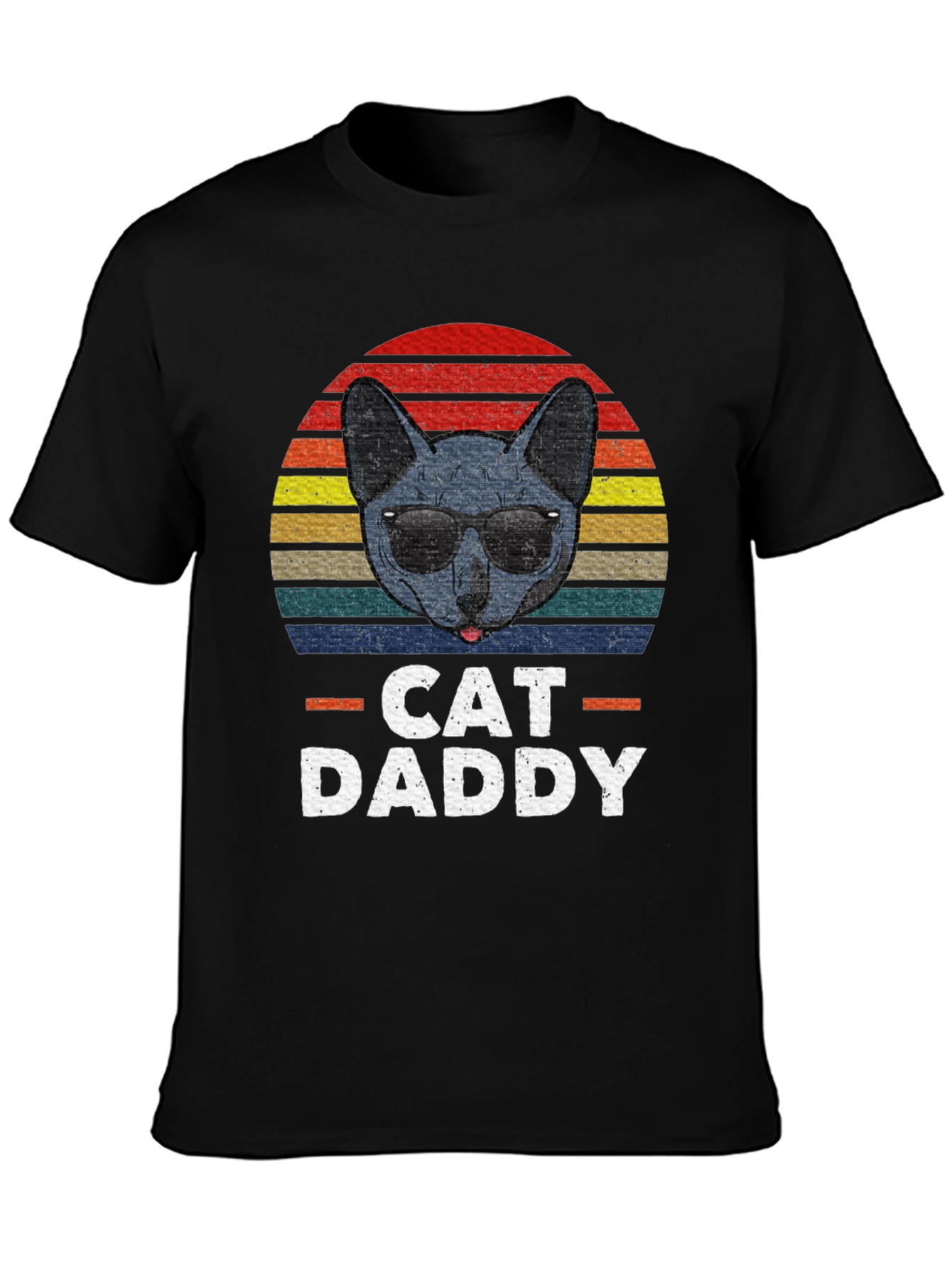 Cat Daddy Graphic Tee - Vintage Style