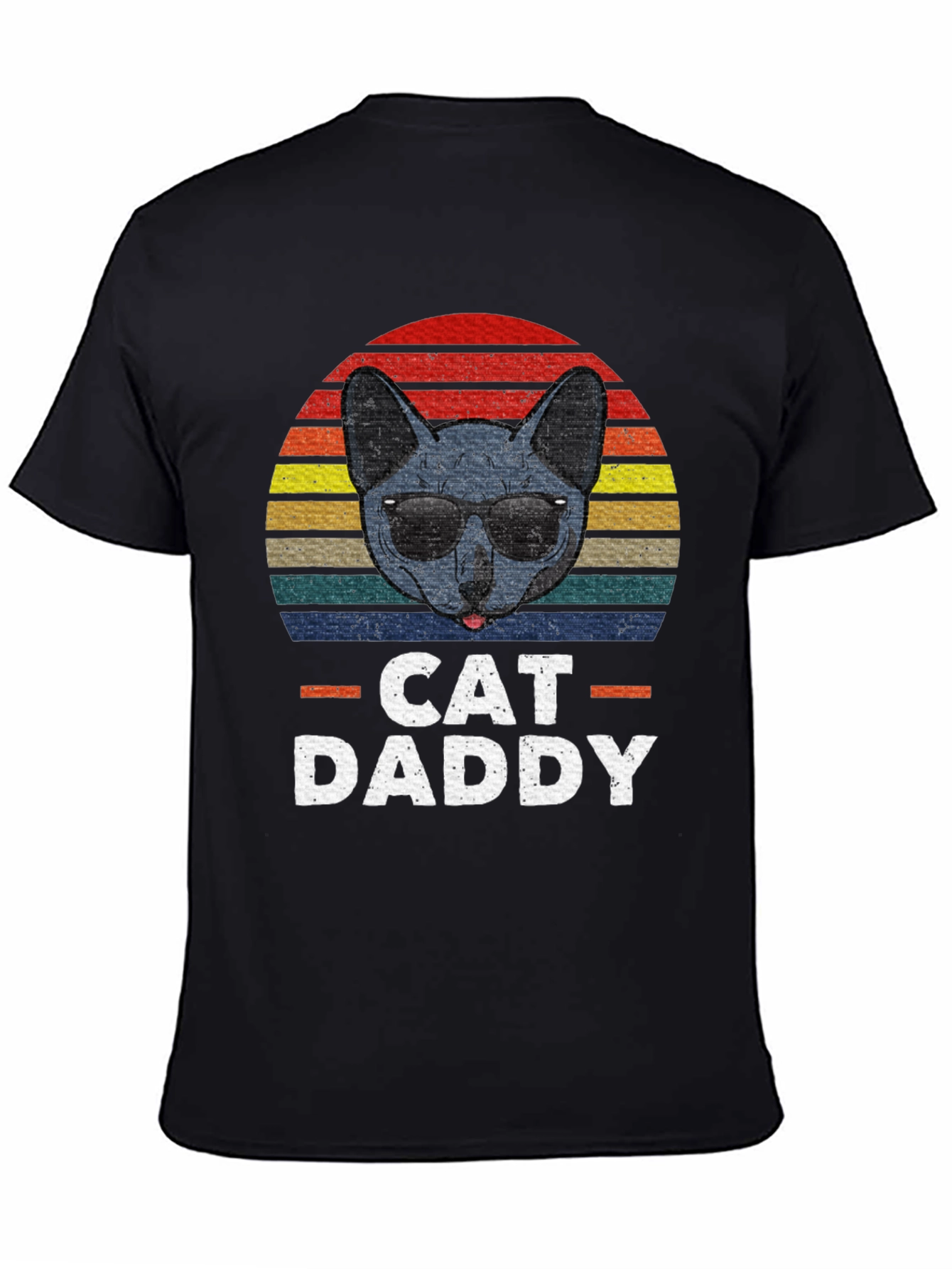 Cat Daddy Graphic Tee - Vintage Style