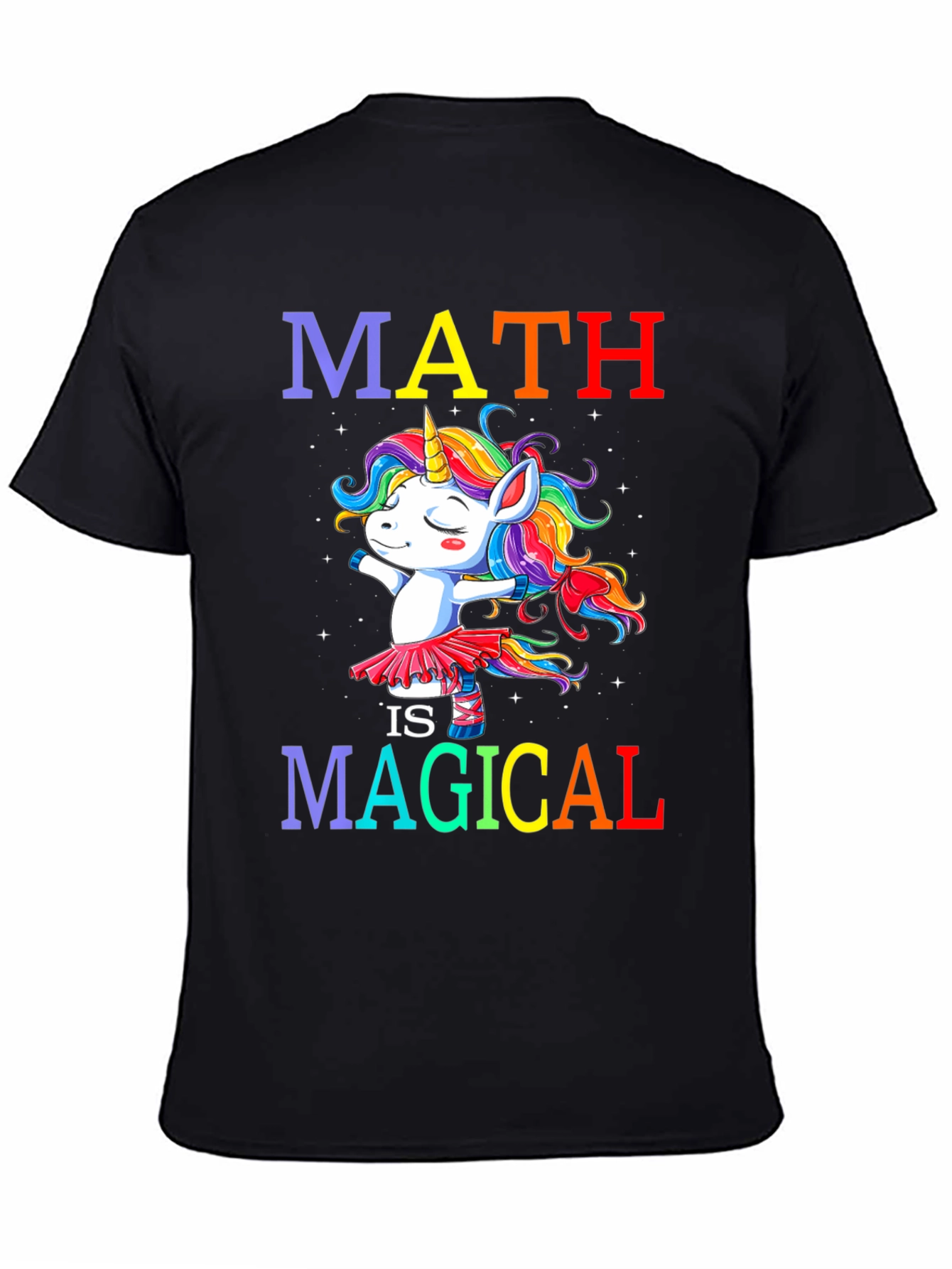 Math is Magical Unicorn Graphic Tee