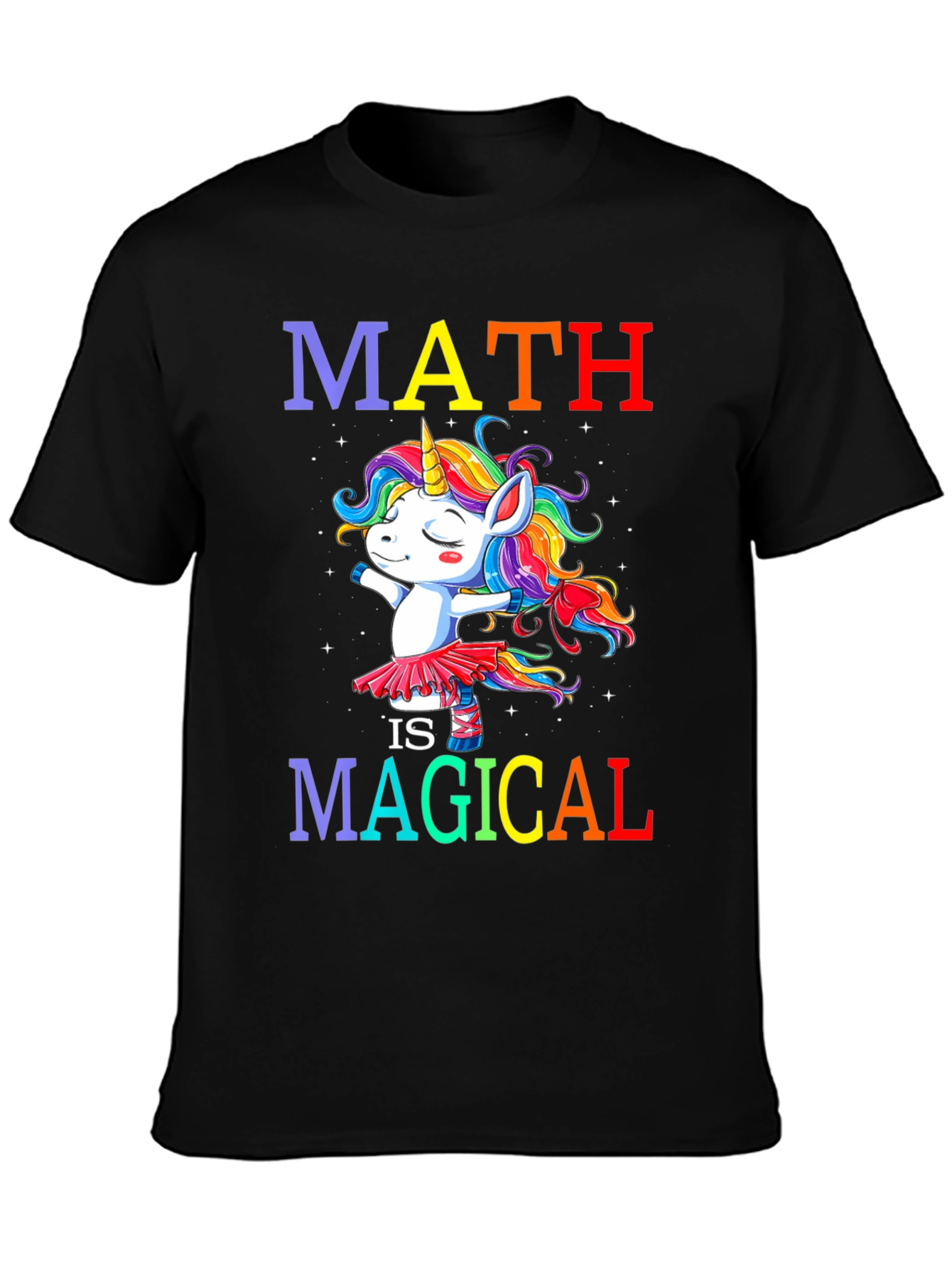 Math is Magical Unicorn Graphic Tee