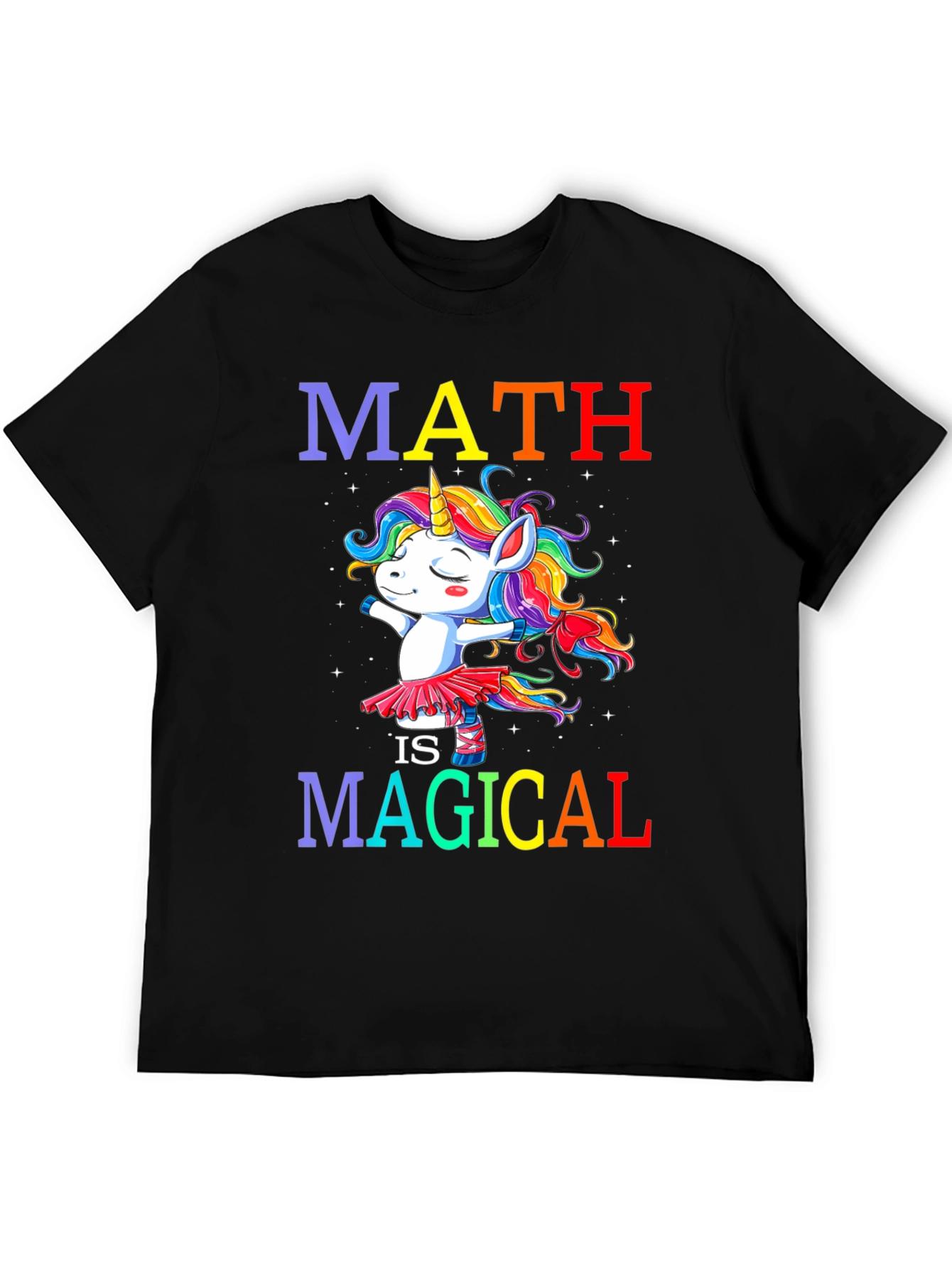 Math is Magical Unicorn Graphic Tee