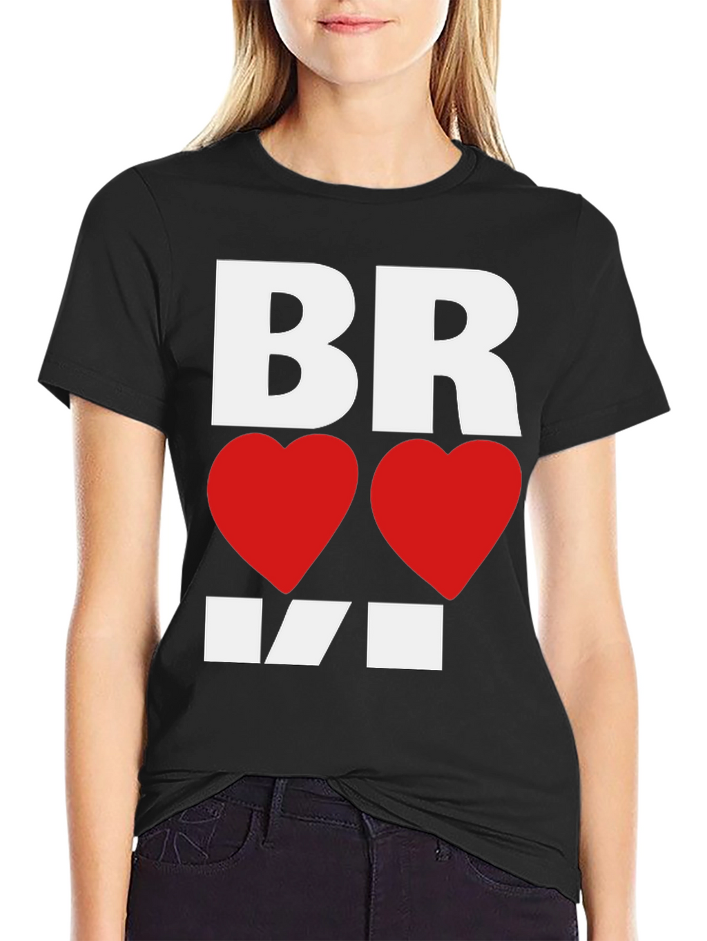 Black BR <3 VI Graphic Tee