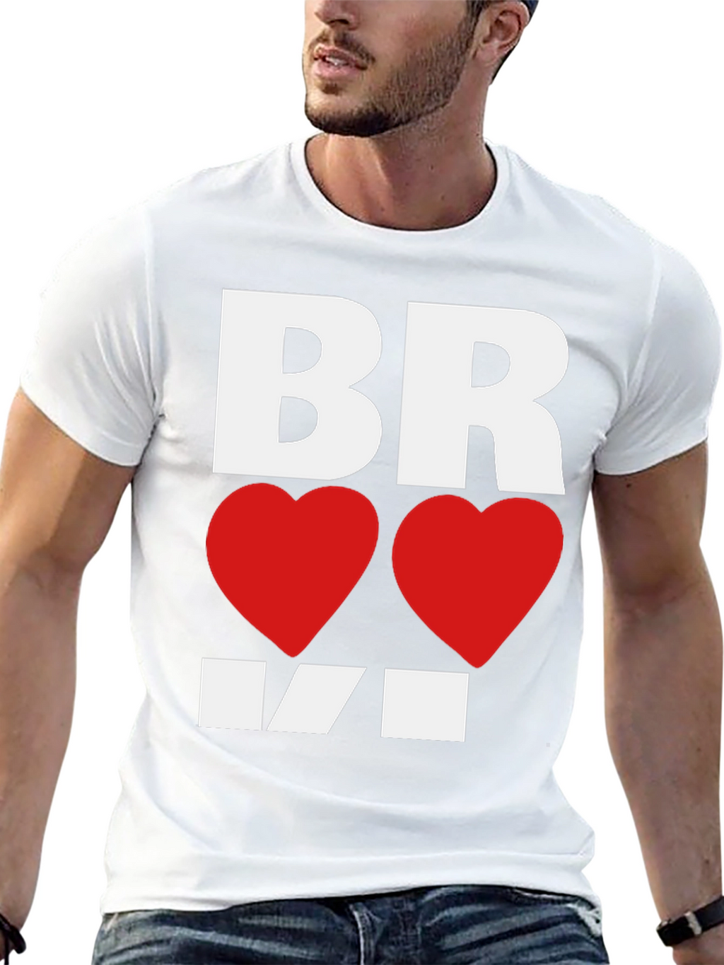 Black BR <3 VI Graphic Tee