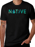 Michigan Native Tee - Black Graphic T-Shirt