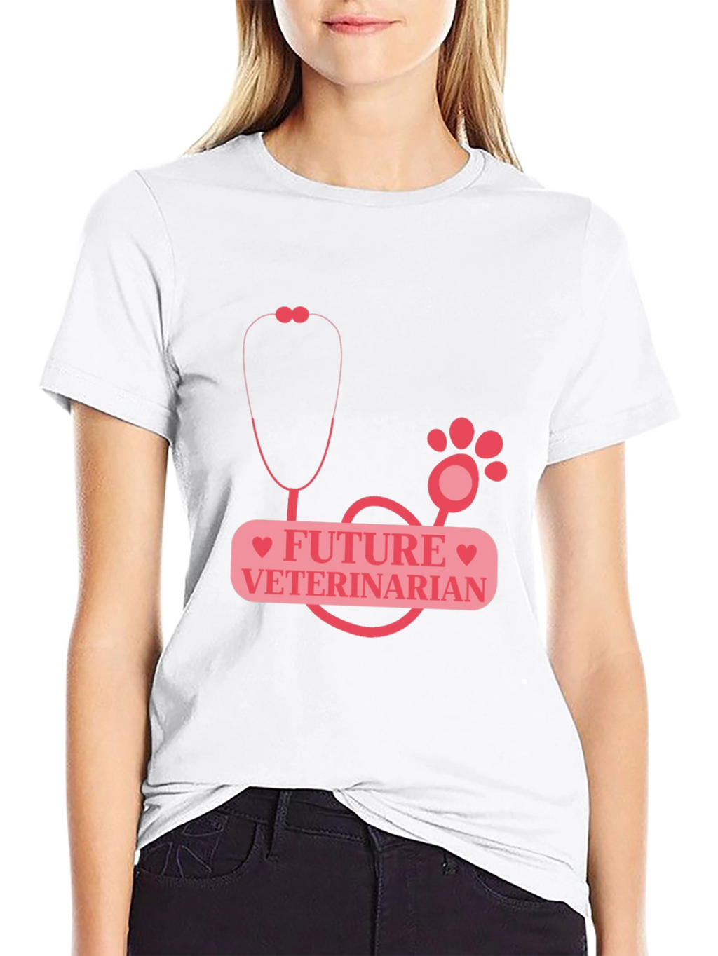 Future Veterinarian Stethoscope T-Shirt