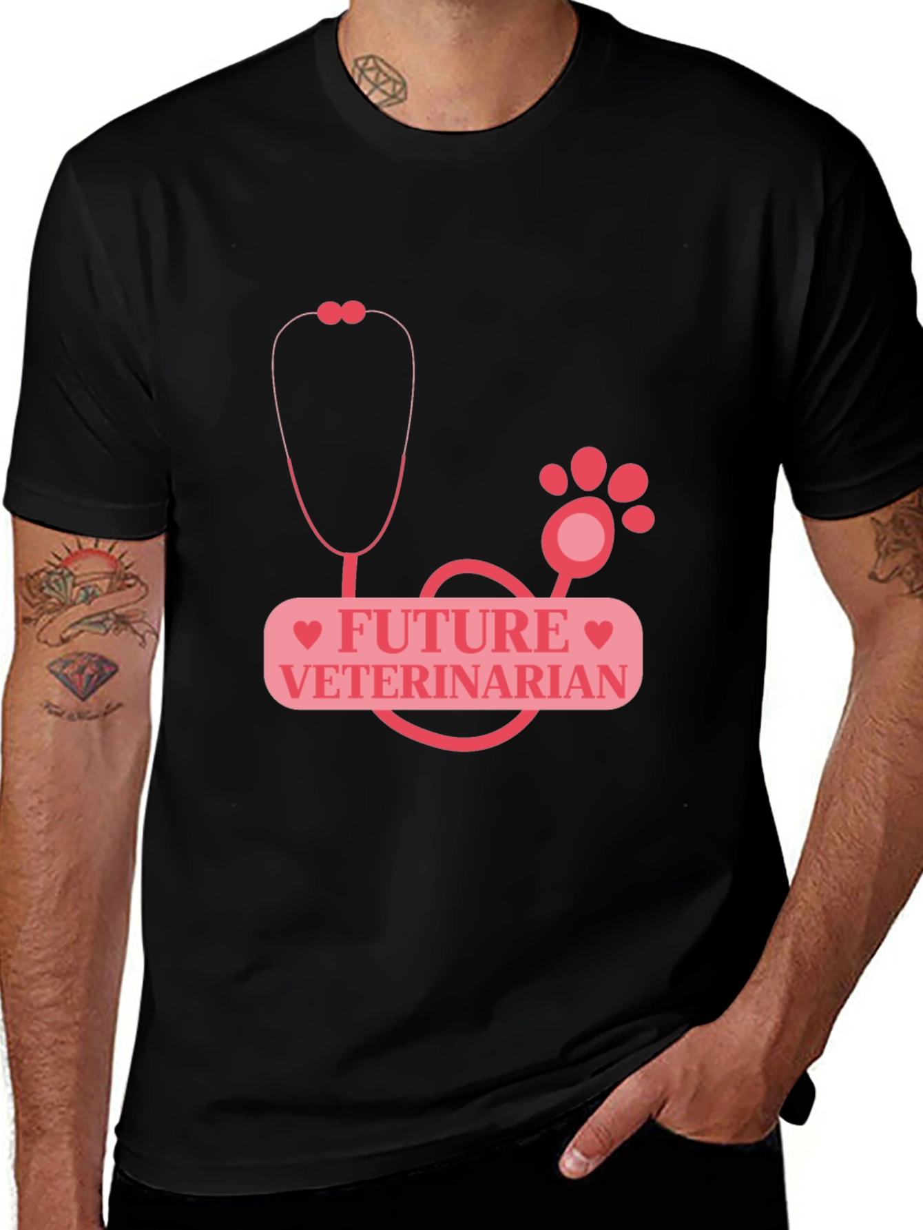 Future Veterinarian Stethoscope T-Shirt