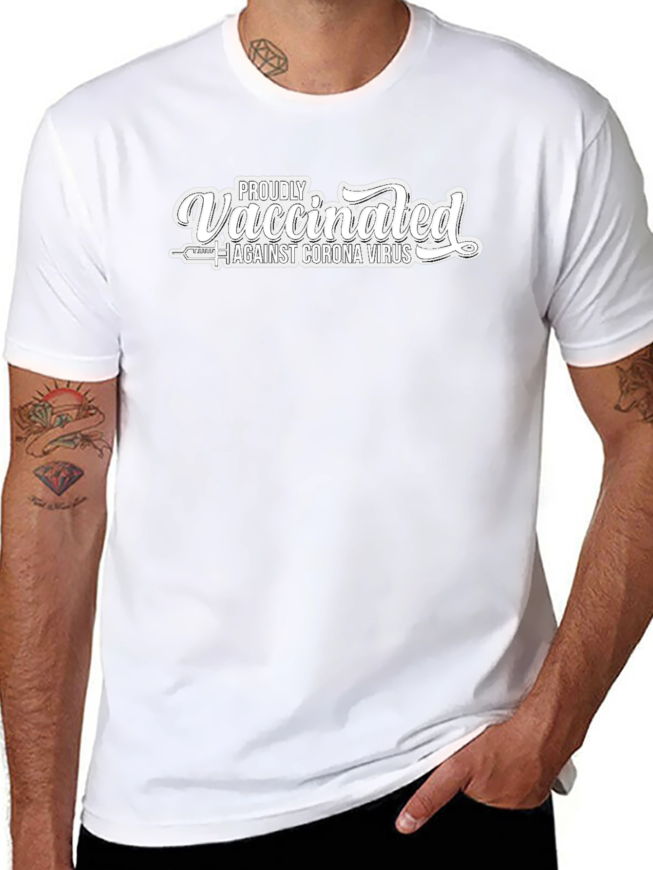 Proudly Vaccinated Against Coronavirus T-Shirt