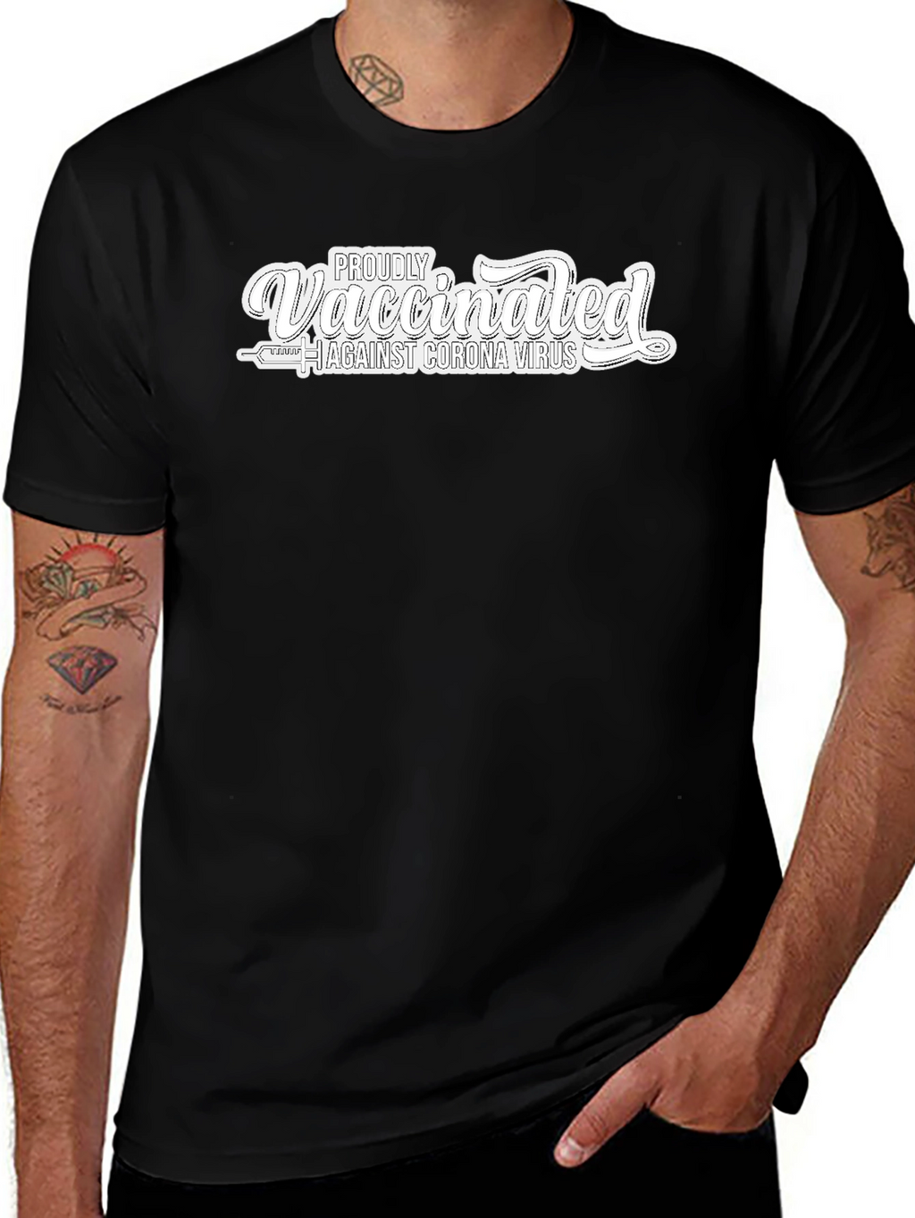 Proudly Vaccinated Against Coronavirus T-Shirt