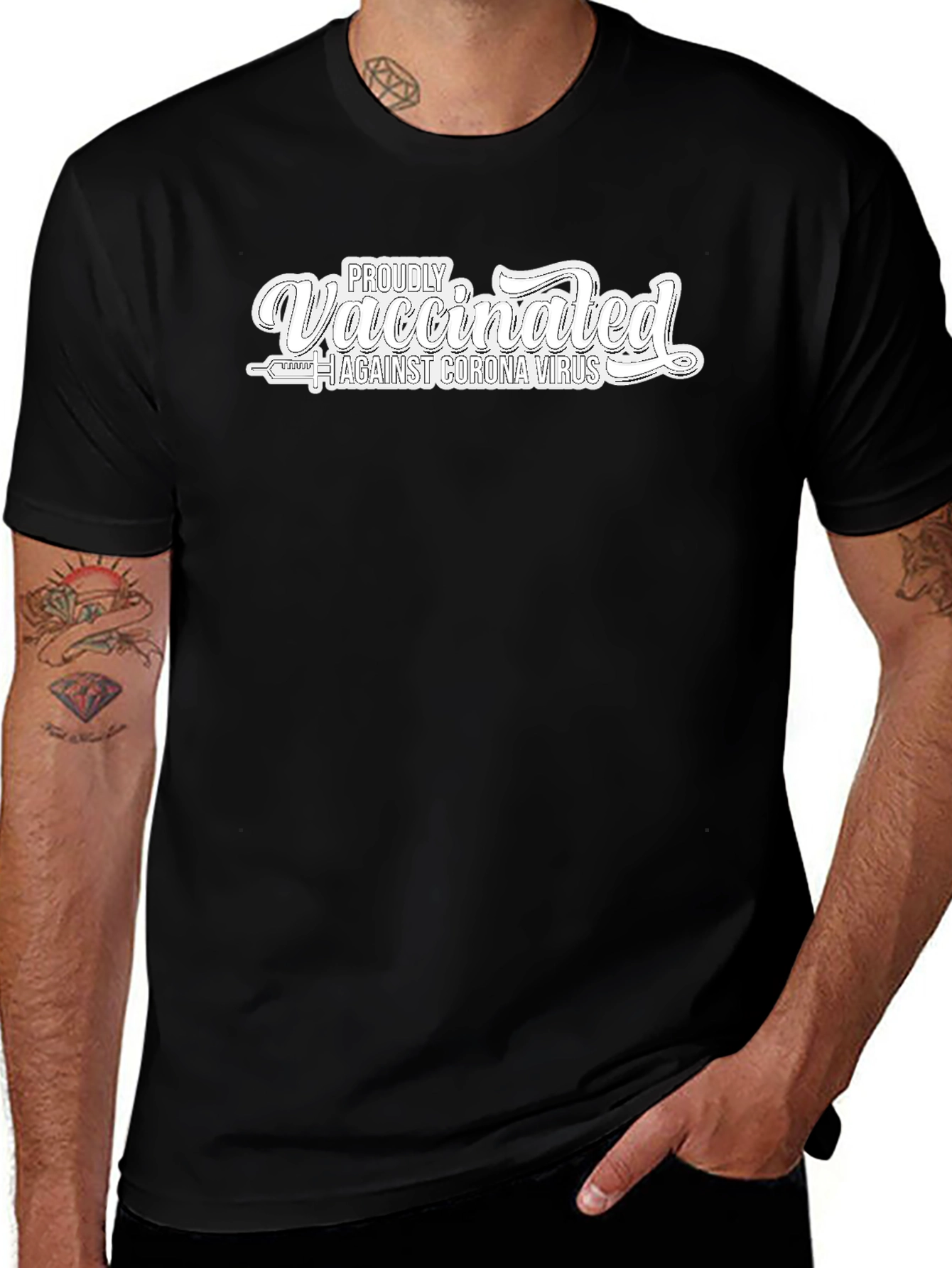 Proudly Vaccinated Against Coronavirus T-Shirt