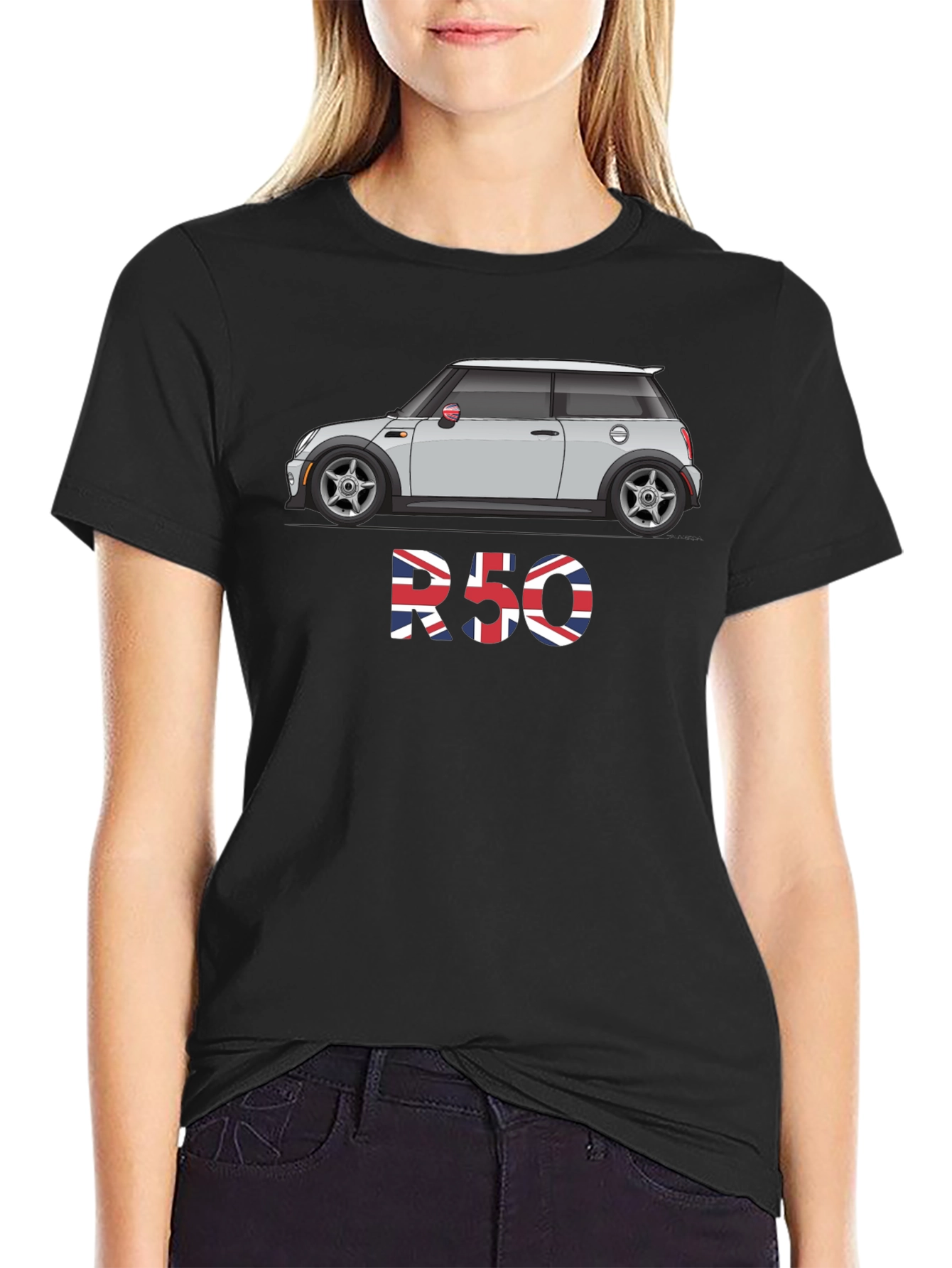 R50 Mini Cooper UK Flag Graphic Tee