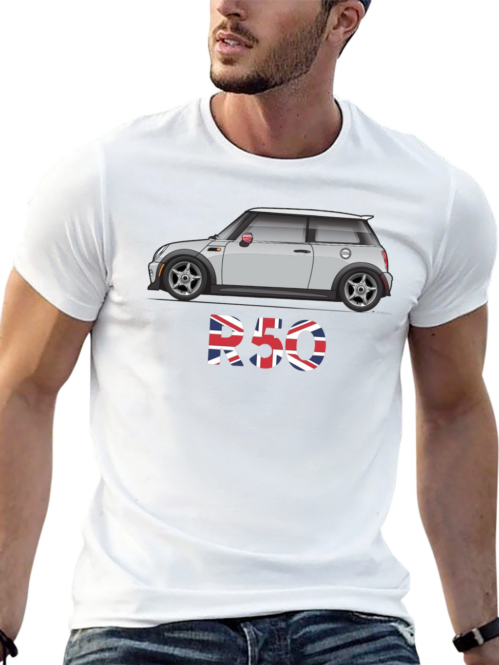 R50 Mini Cooper UK Flag Graphic Tee