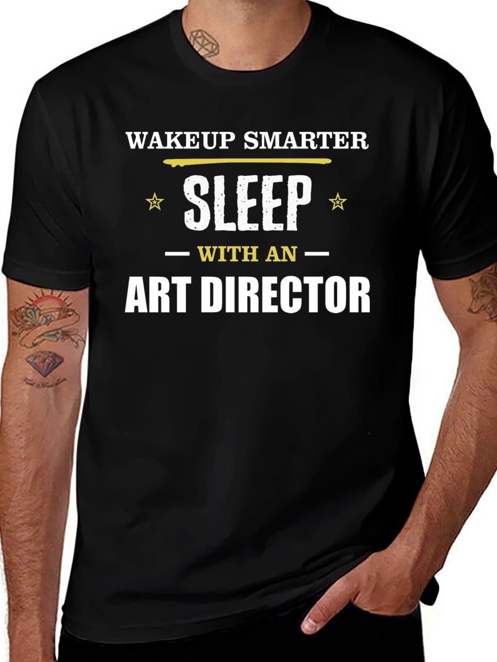 Wake Up Smarter Art Director Graphic T-Shirt