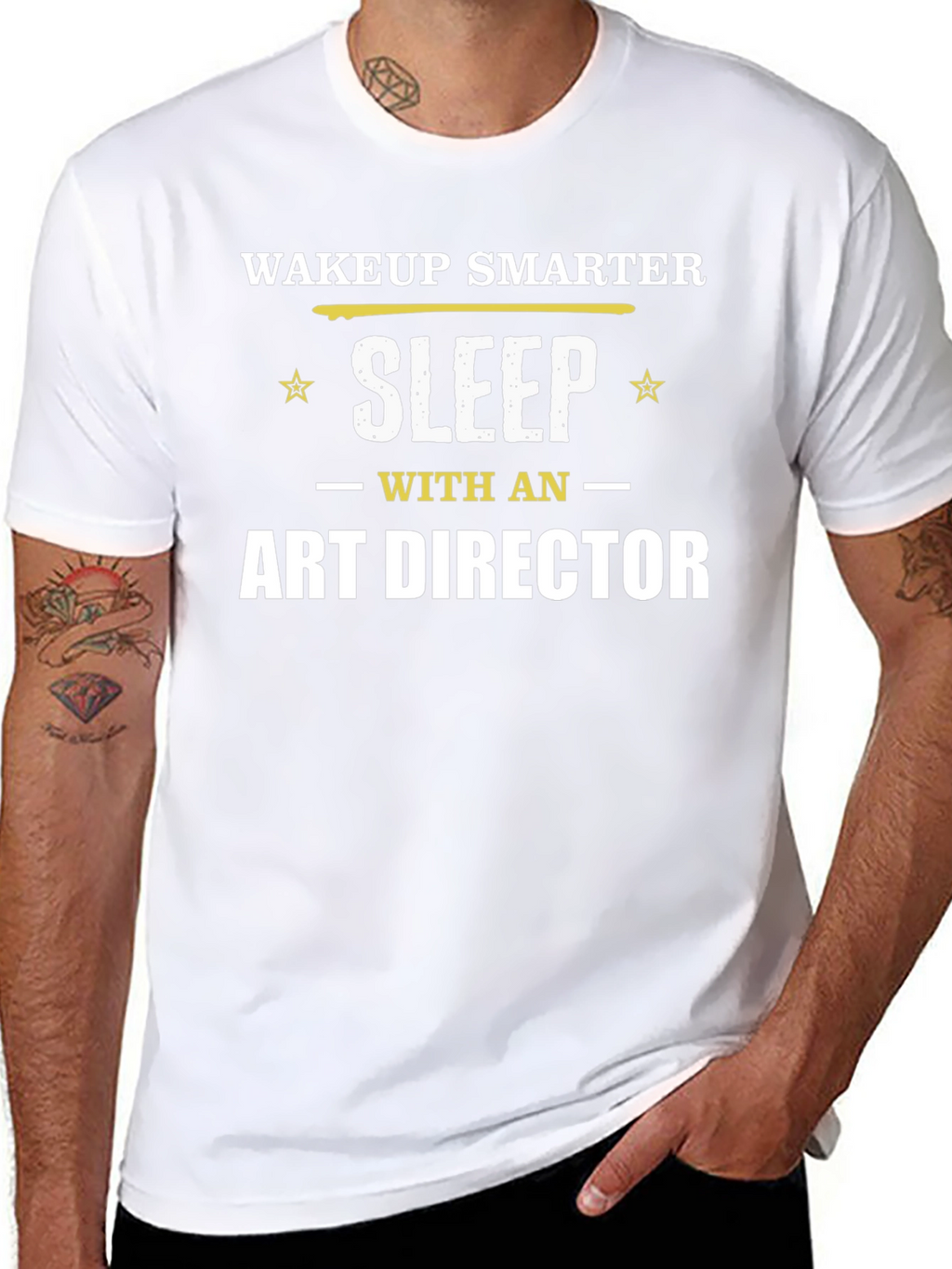 Wake Up Smarter Art Director Graphic T-Shirt