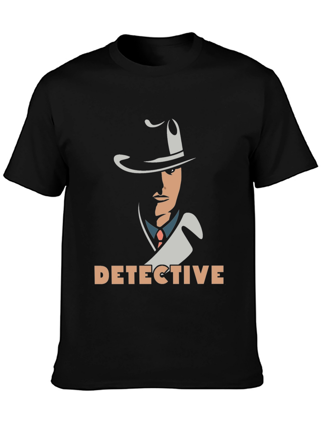 Detective Graphic Tee - Classic Mystery T-Shirt