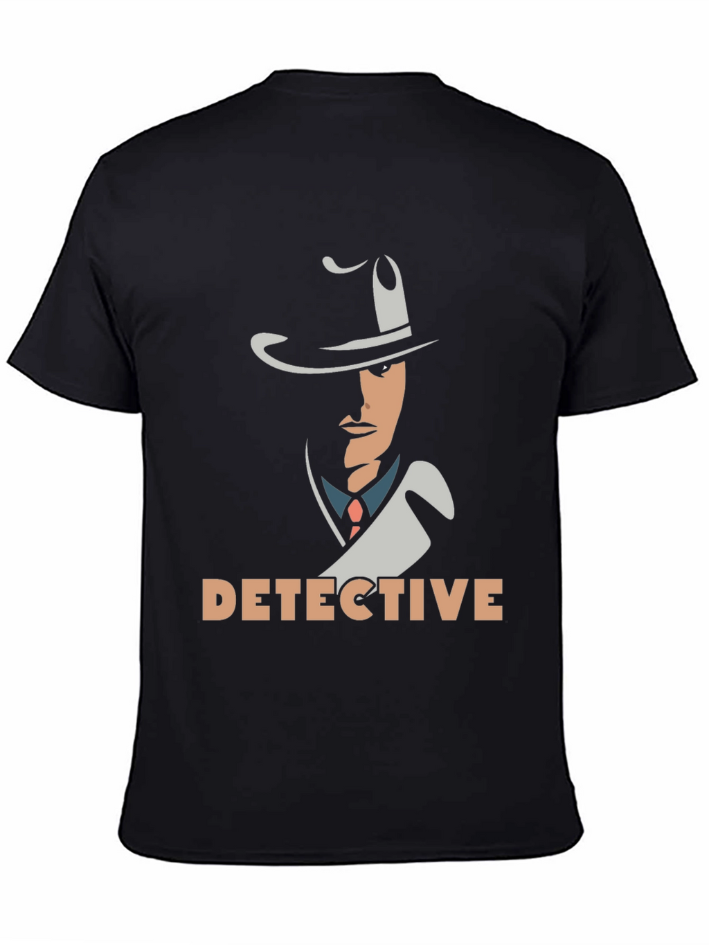 Detective Graphic Tee - Classic Mystery T-Shirt