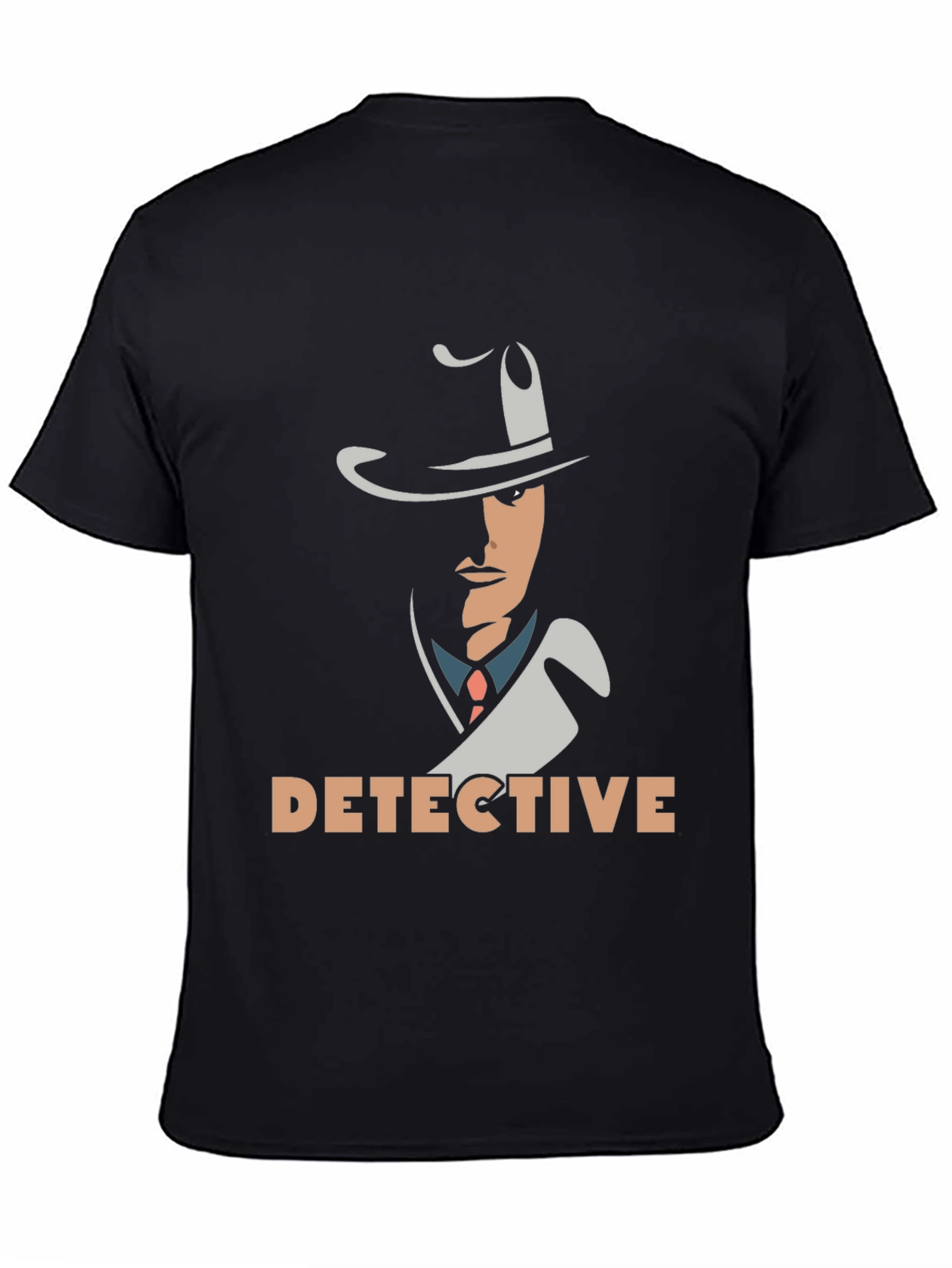 Detective Graphic Tee - Classic Mystery T-Shirt