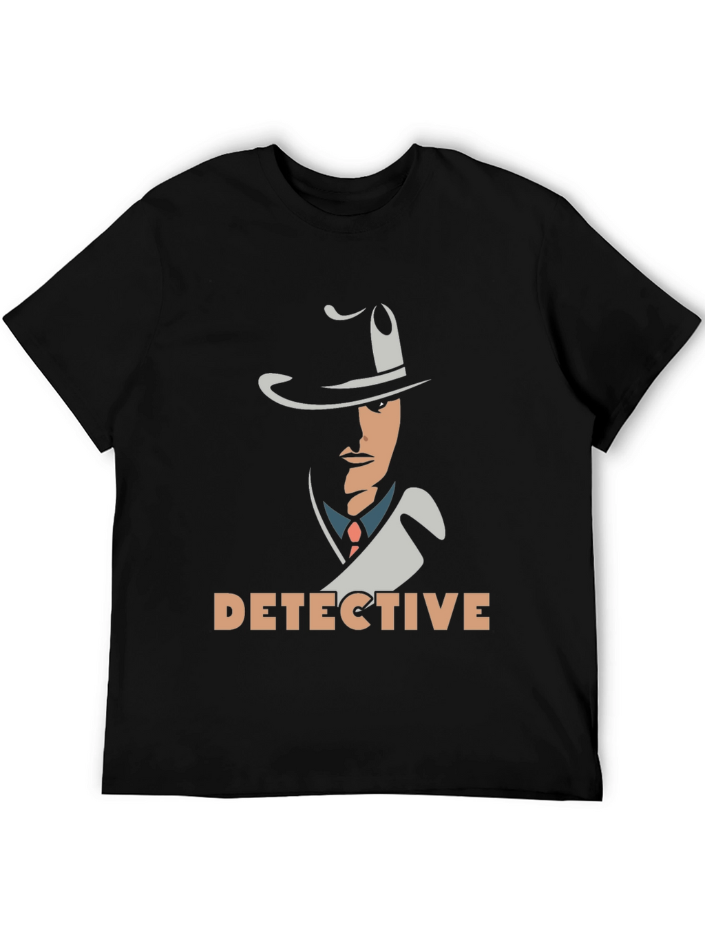 Detective Graphic Tee - Classic Mystery T-Shirt