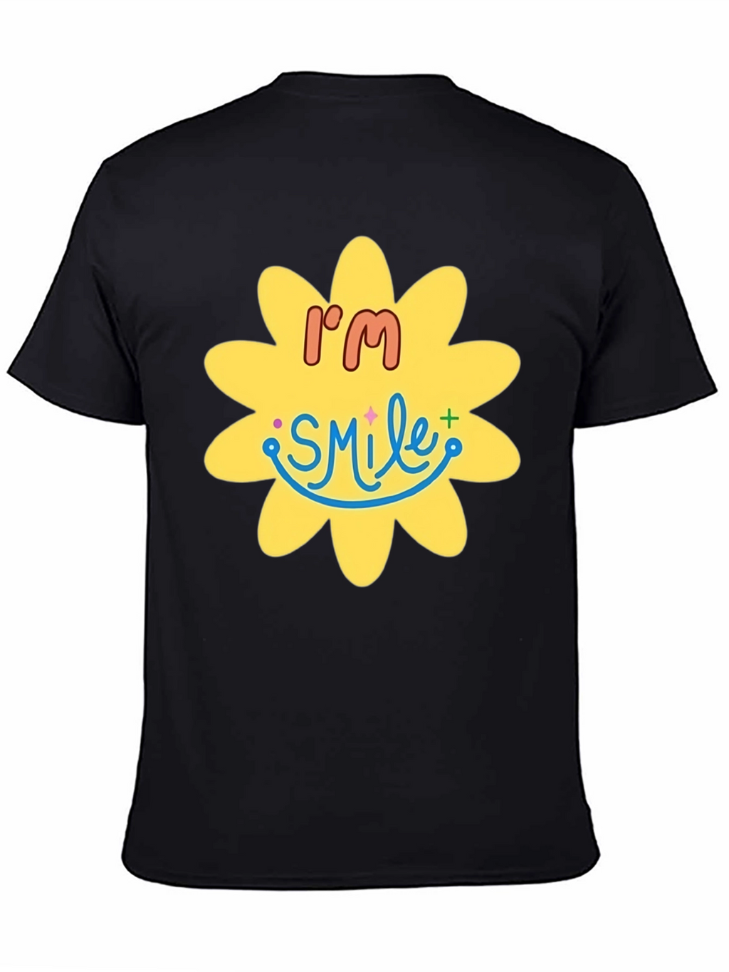 Im Smile Graphic Tee - Black