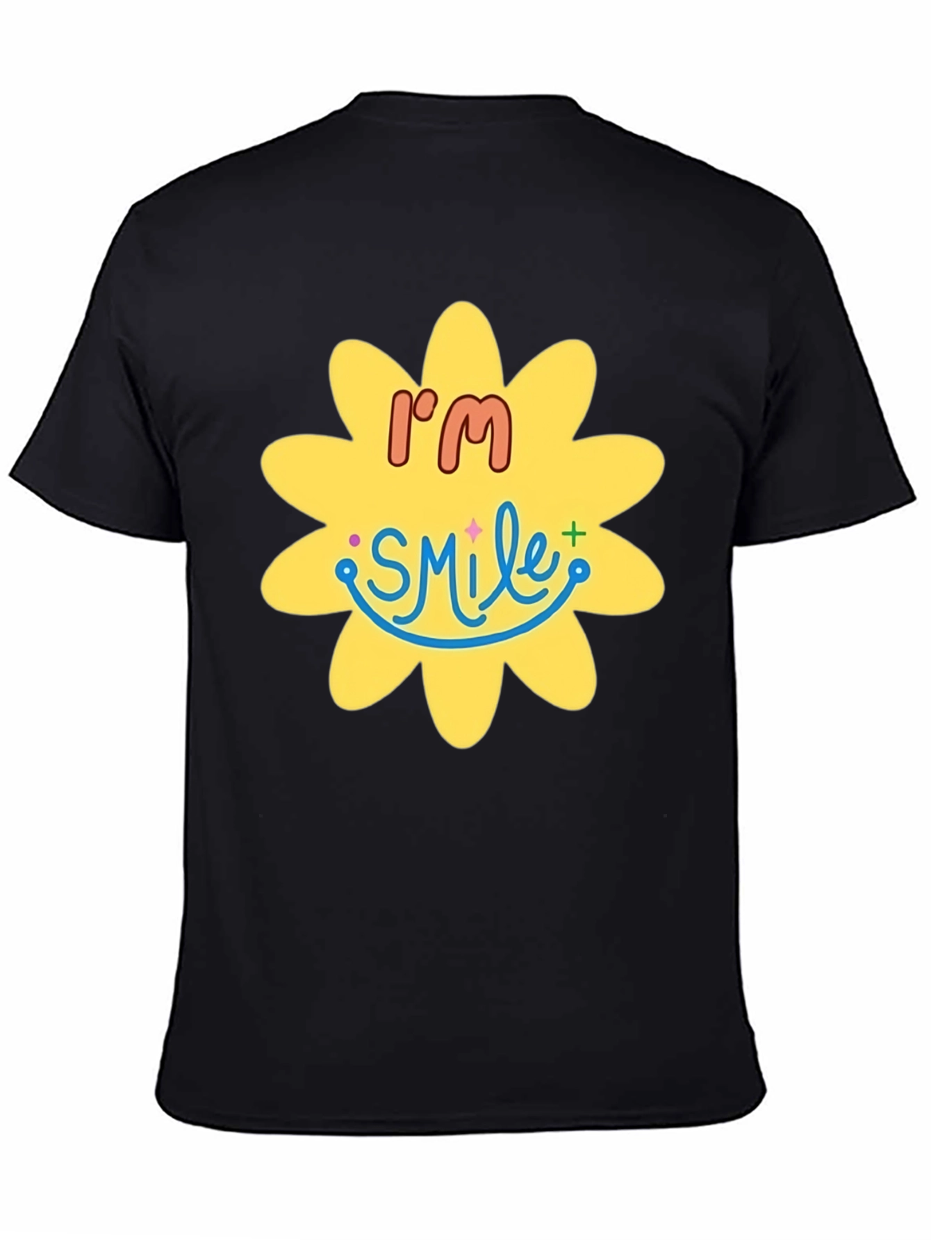 Im Smile Graphic Tee - Black