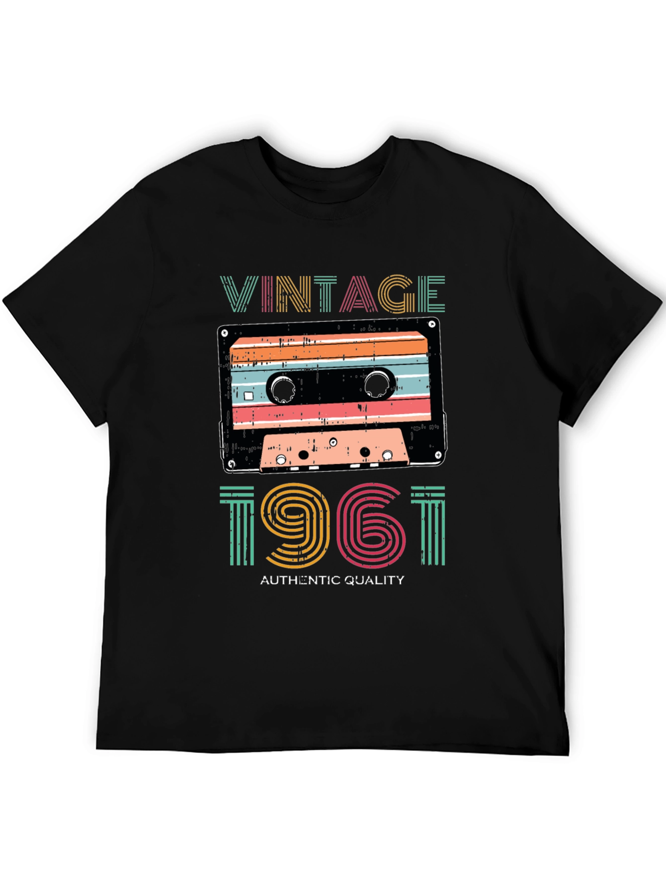 Vintage 1961 Cassette Tape Graphic T-Shirt