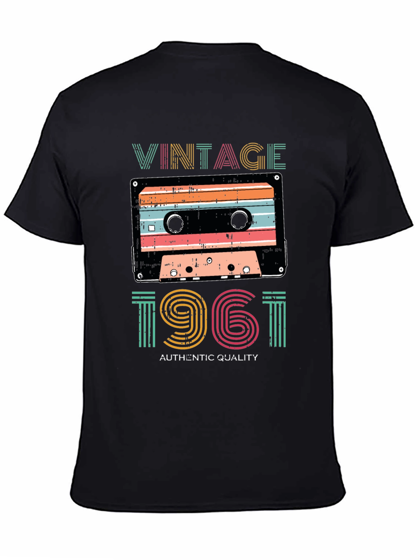 Vintage 1961 Cassette Tape Graphic T-Shirt