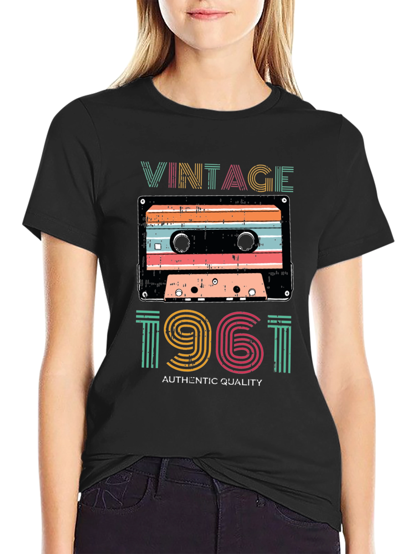 Vintage 1961 Cassette Tape Graphic T-Shirt