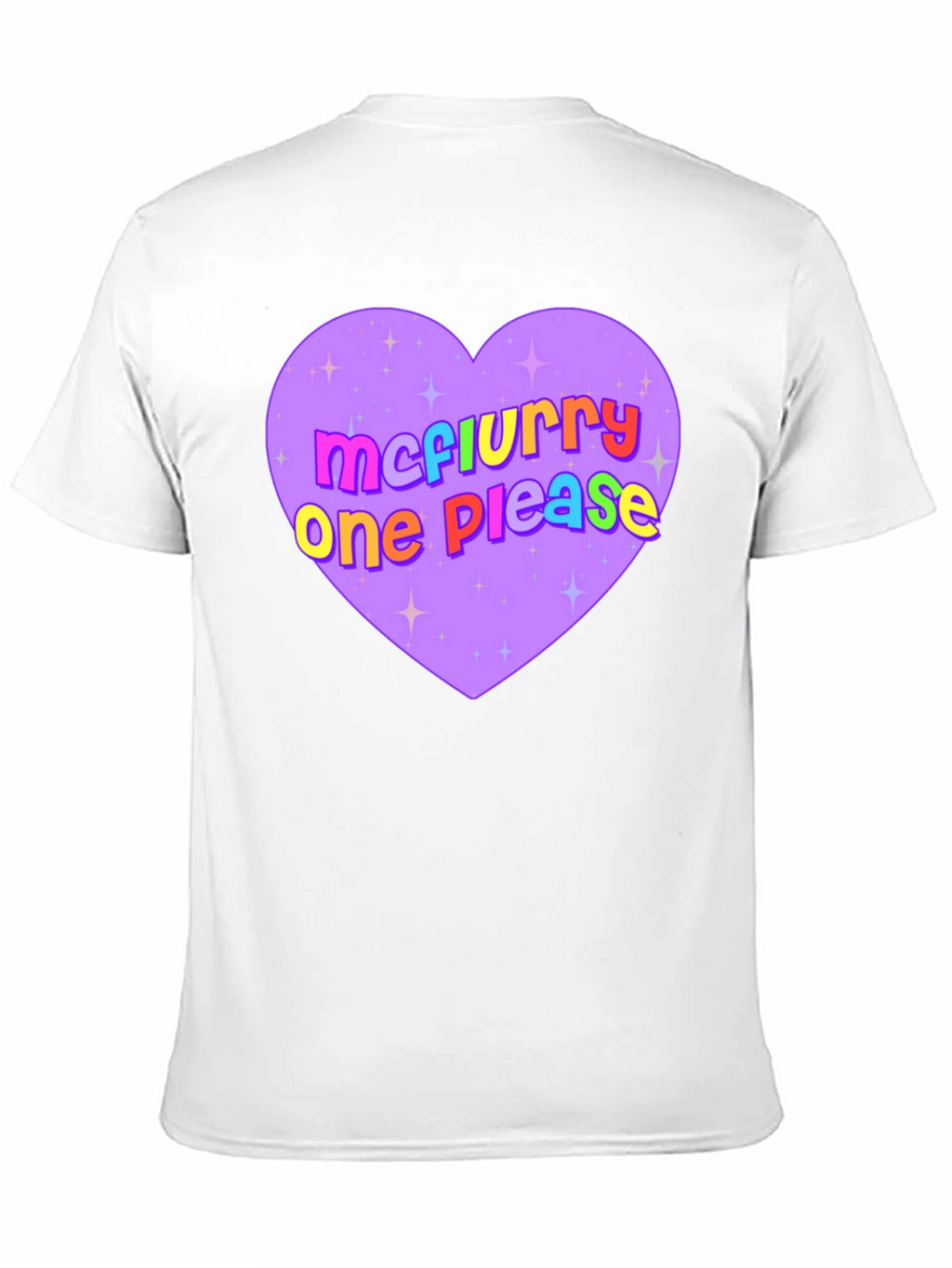 McFlurry Please Heart Graphic Tee - Black