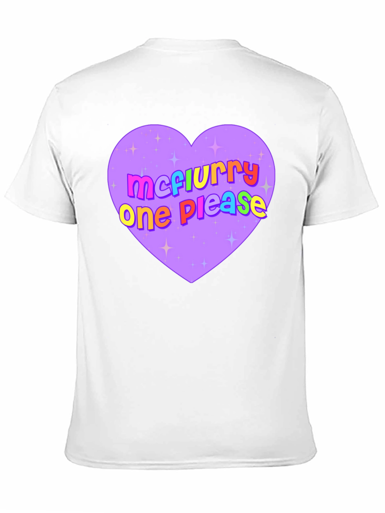 McFlurry Please Heart Graphic Tee - Black
