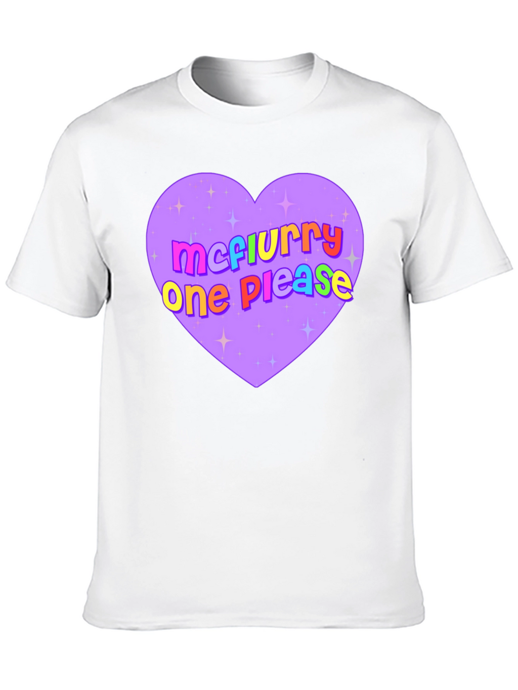 McFlurry Please Heart Graphic Tee - Black