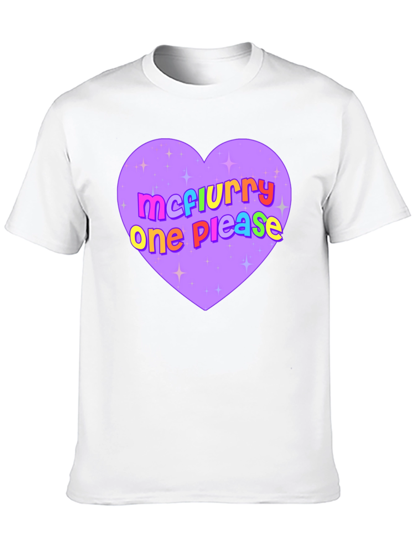 McFlurry Please Heart Graphic Tee - Black