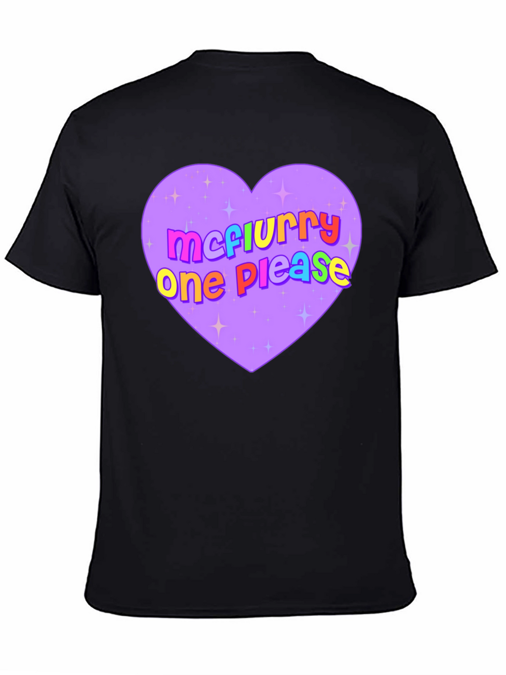 McFlurry Please Heart Graphic Tee - Black