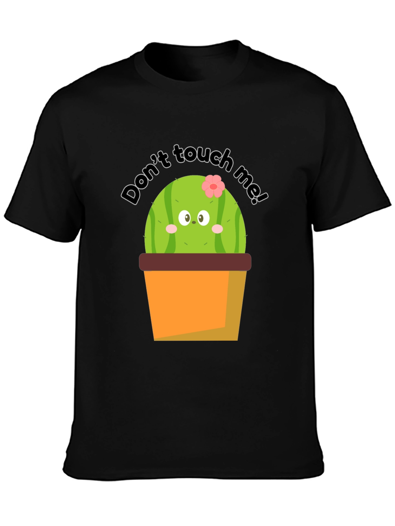 Cute Cactus Graphic Tee - Dont Touch Me!